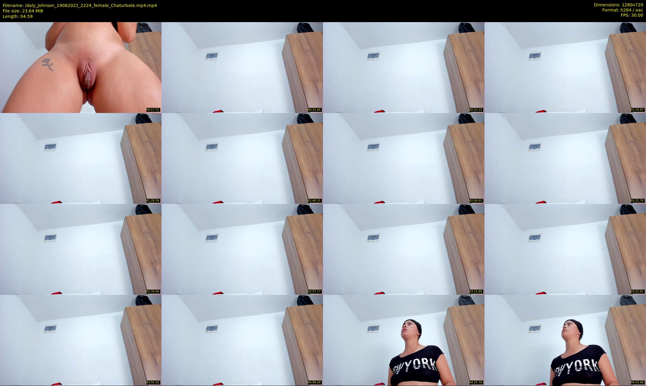 idaly_johnson — 5 minute Chaturbate female cam show recording, 720p, Aug 19, 2022
