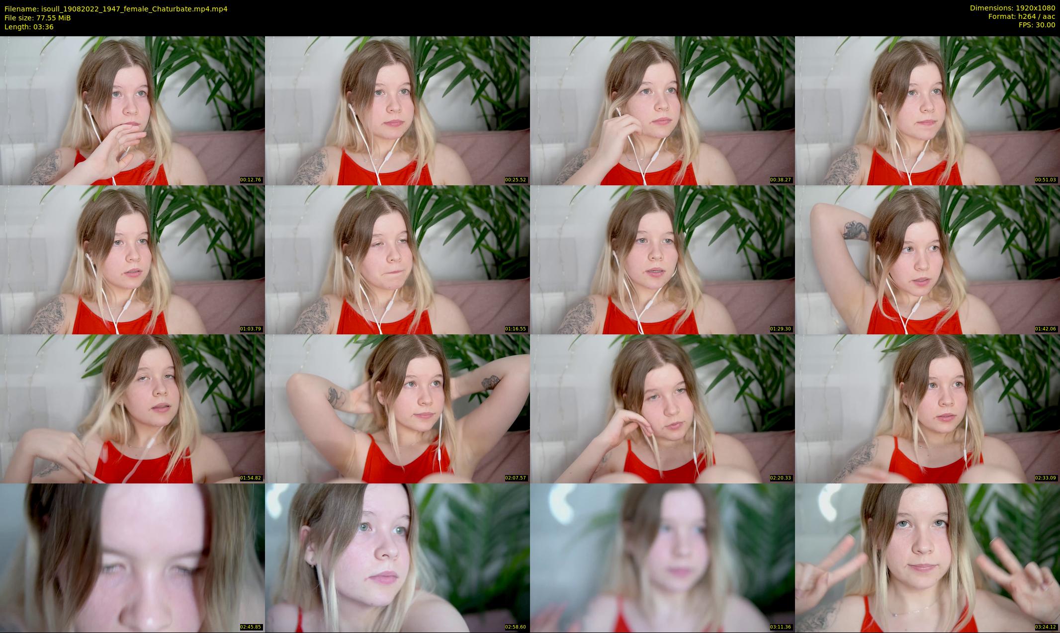 isoull — 4 minute Chaturbate female cam show recording, 1080p, Aug 19, 2022