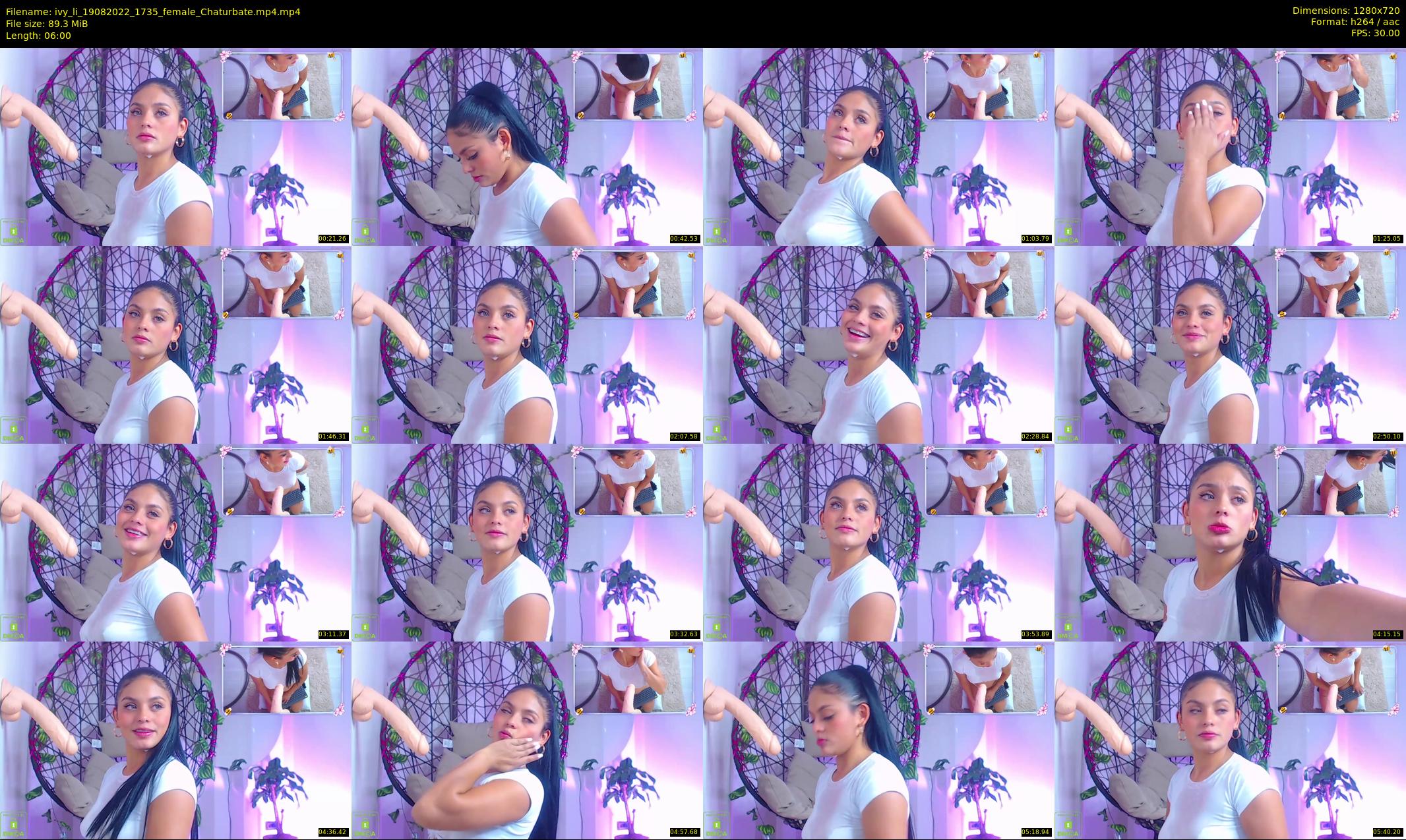 ivy_li — 6 minute Chaturbate female cam show recording, 720p, Aug 19, 2022