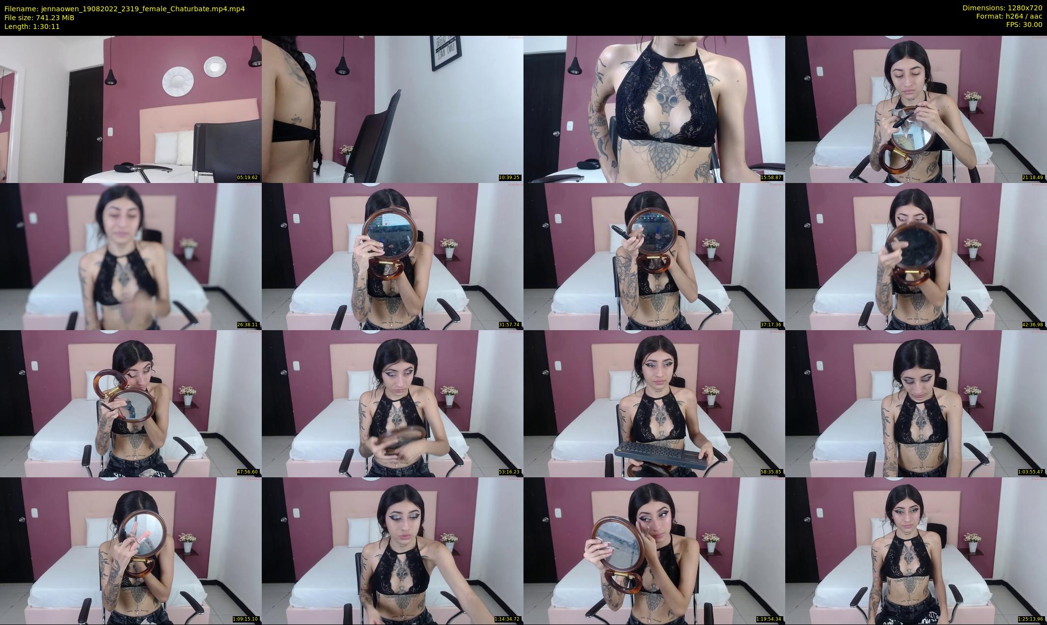 jennaowen — 91 minute Chaturbate female cam show recording, 720p, Aug 19, 2022