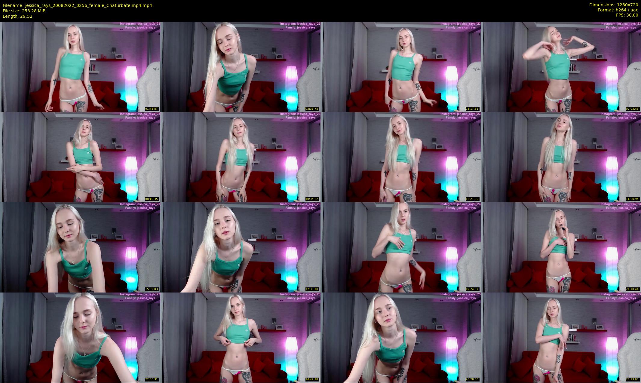 jessica_rays — 30 minute Chaturbate couple cam show recording, 720p, Aug 20, 2022