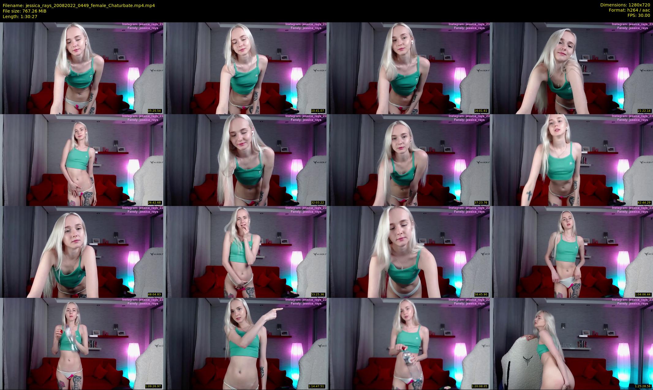 jessica_rays — 91 minute Chaturbate couple cam show recording, 720p, Aug 20, 2022