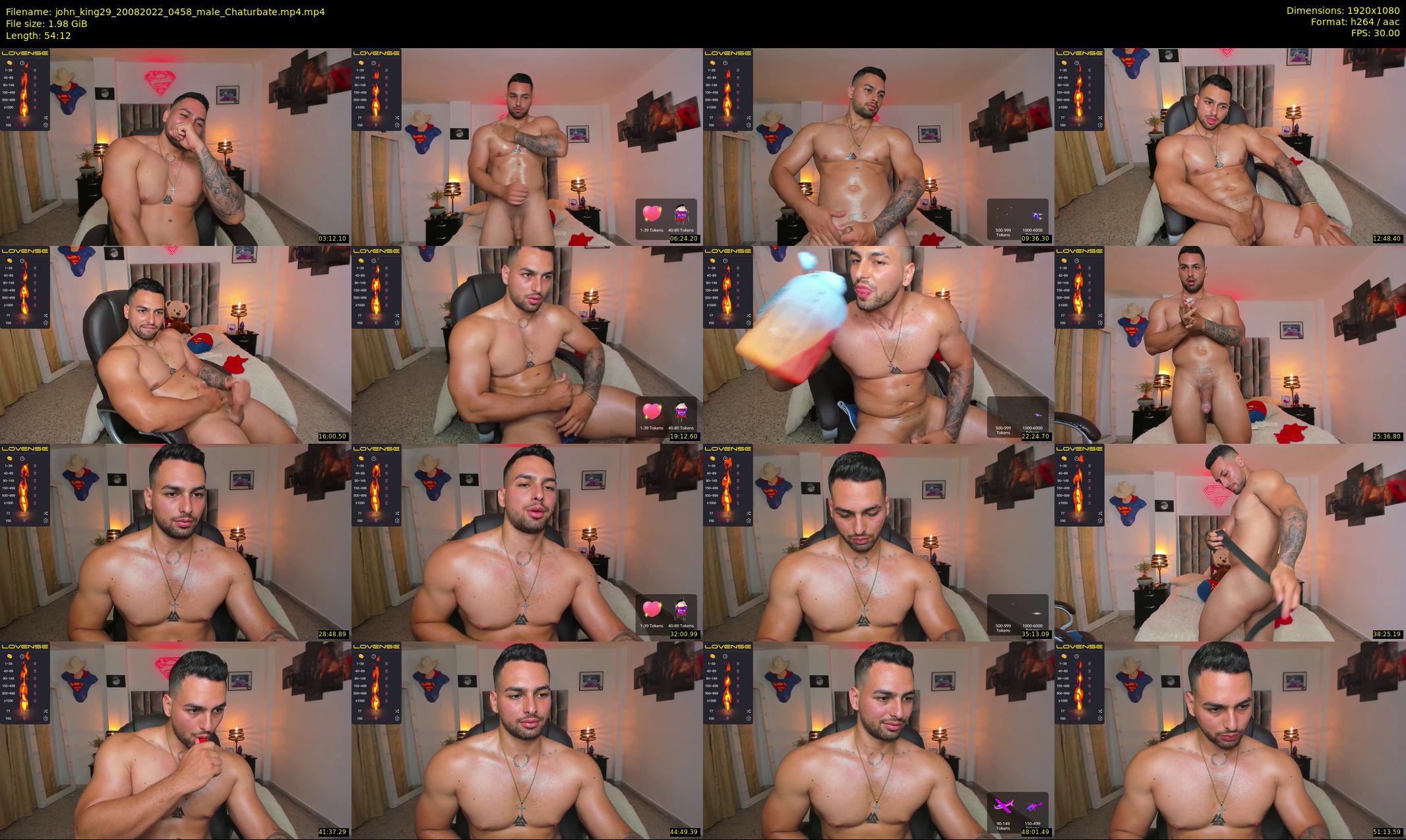 john_king29 — 55 minute Chaturbate male cam show recording, 1080p, Aug 20, 2022