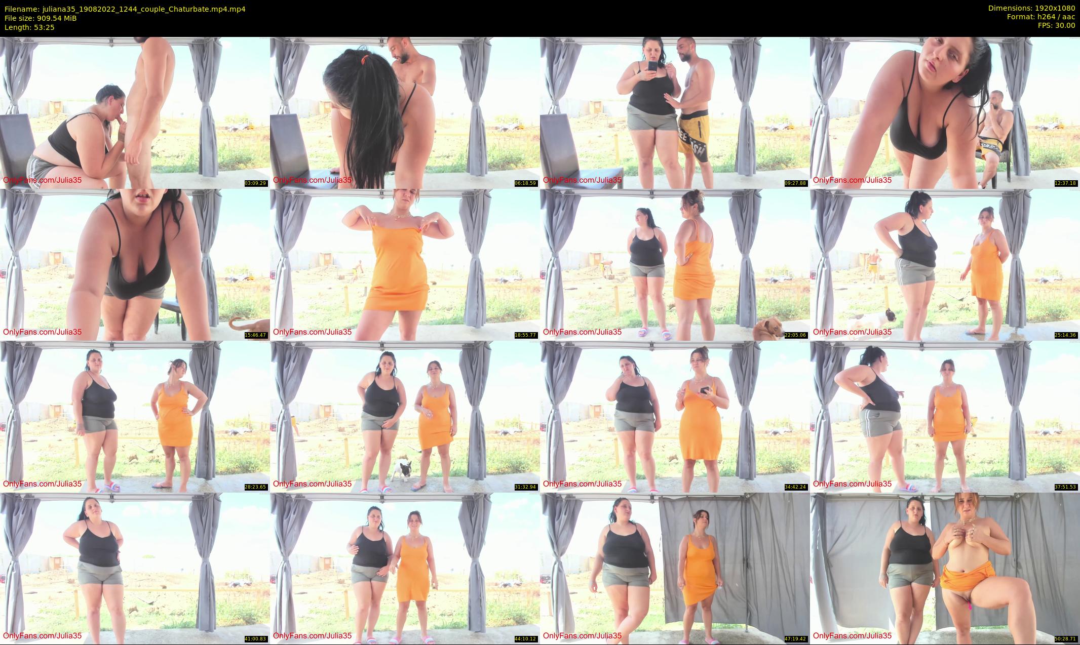juliana35 — 54 minute Chaturbate couple cam show recording, 1080p, Aug 19, 2022
