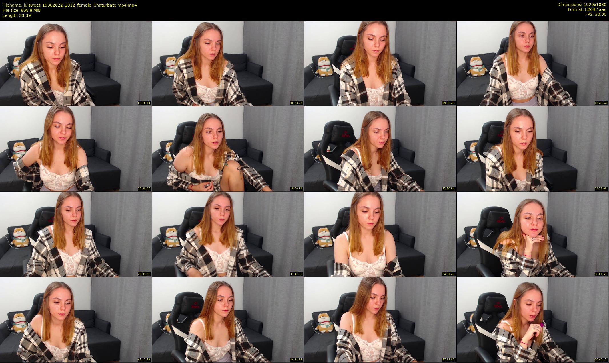 julsweet — 54 minute Chaturbate male cam show recording, 1080p, Aug 19, 2022