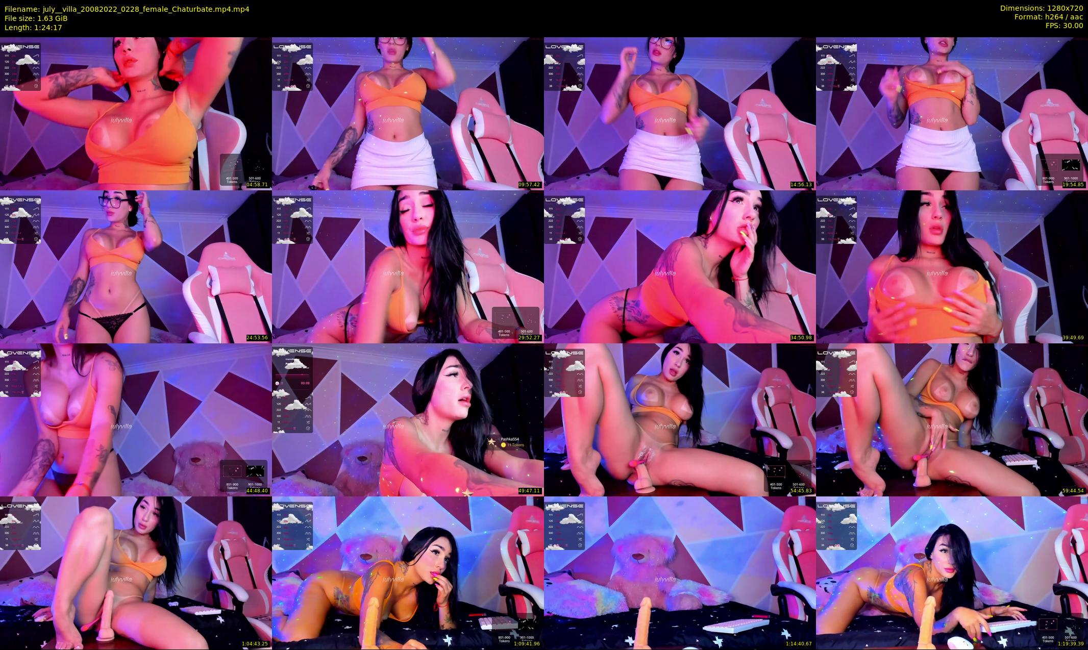 july__villa — 85 minute Chaturbate female cam show recording, 720p, Aug 20, 2022
