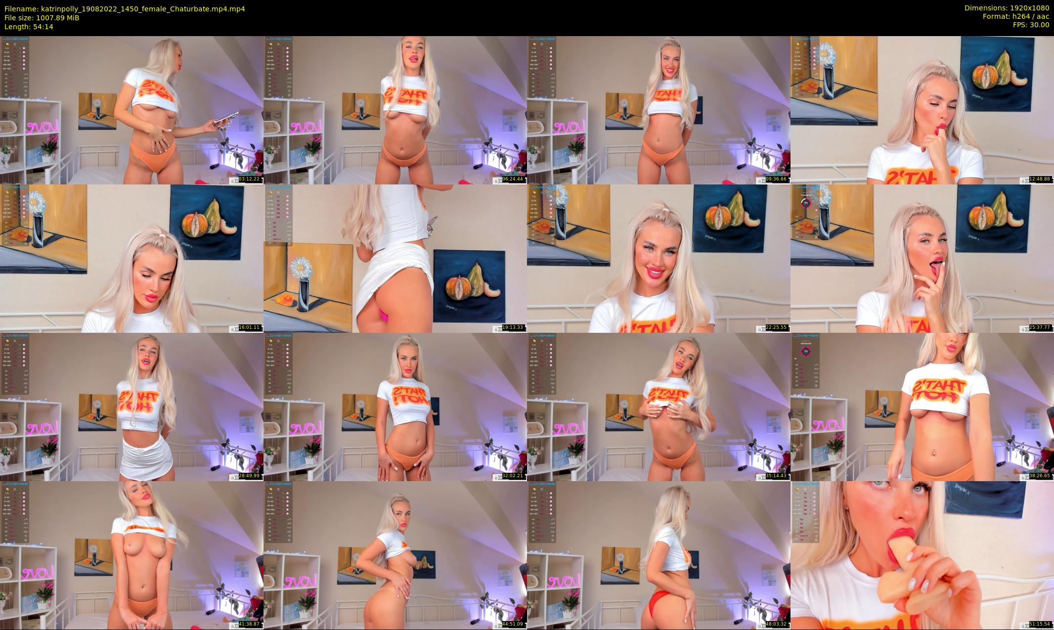 katrinpolly — 55 minute Chaturbate couple cam show recording, 1080p, Aug 19, 2022