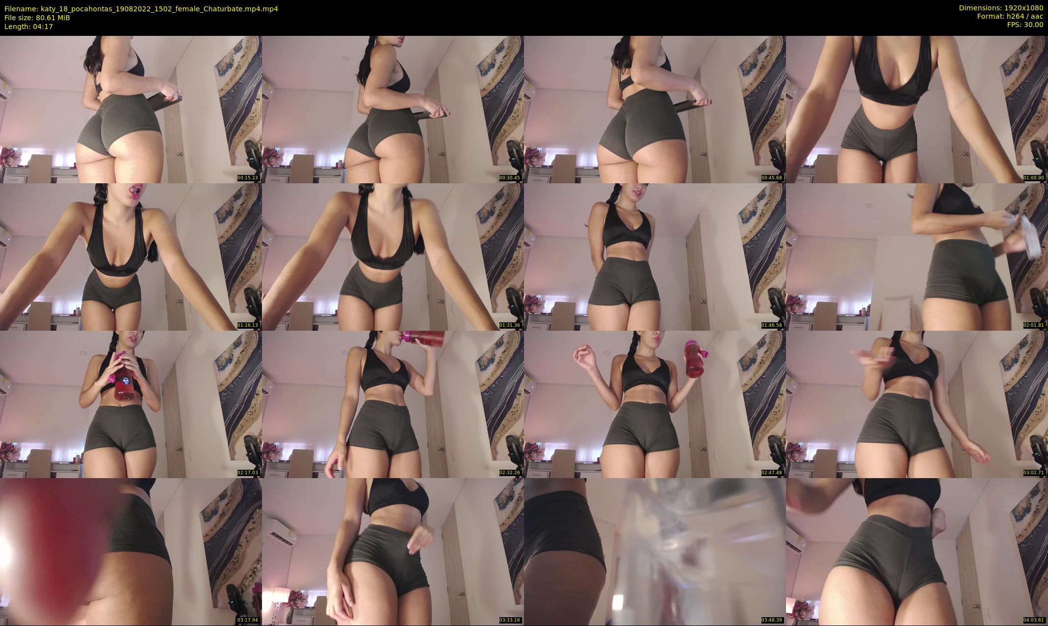 katy_18_pocahontas — 5 minute Chaturbate female cam show recording, 1080p, Aug 19, 2022