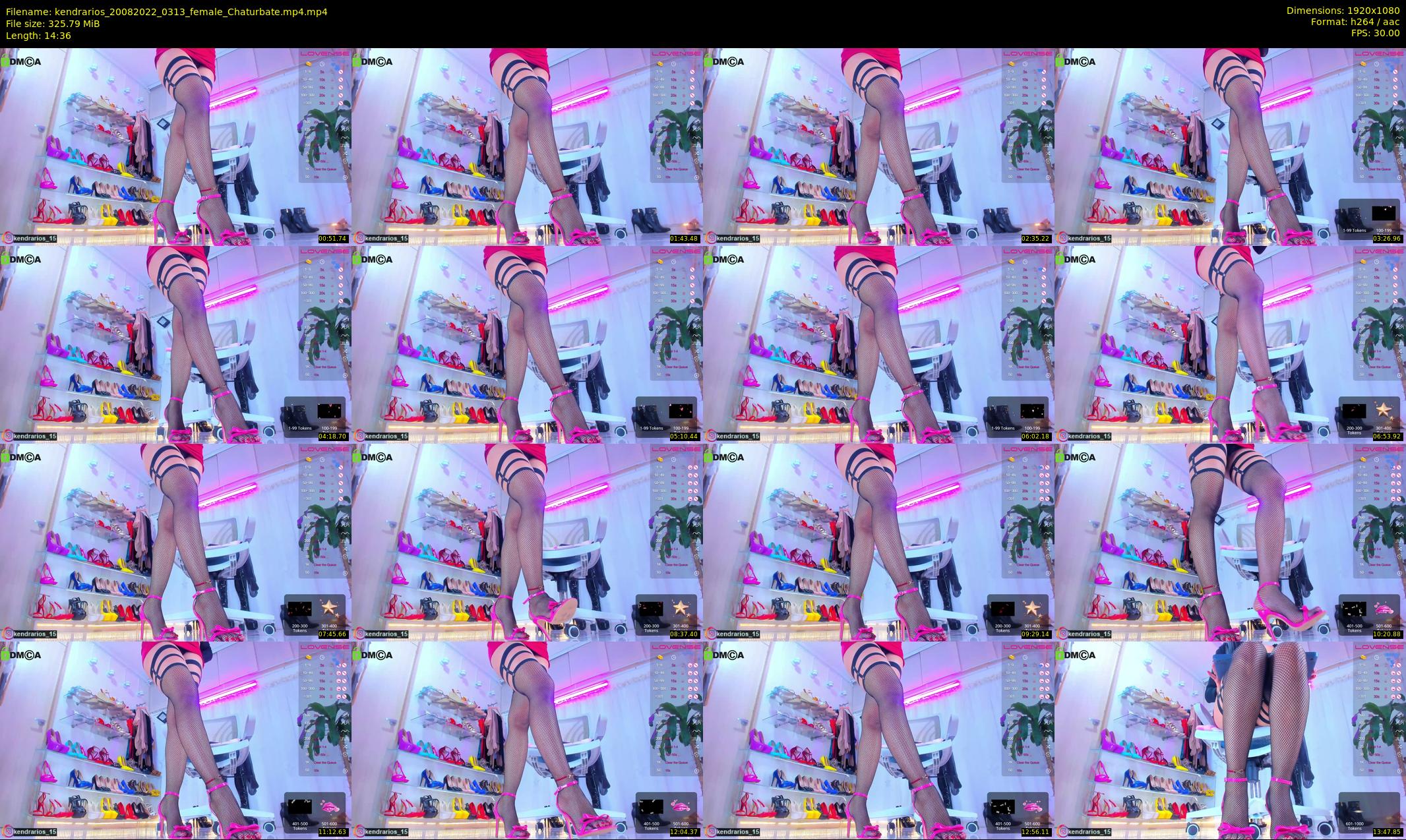 kendrarios — 15 minute Chaturbate female cam show recording, 1080p, Aug 20, 2022
