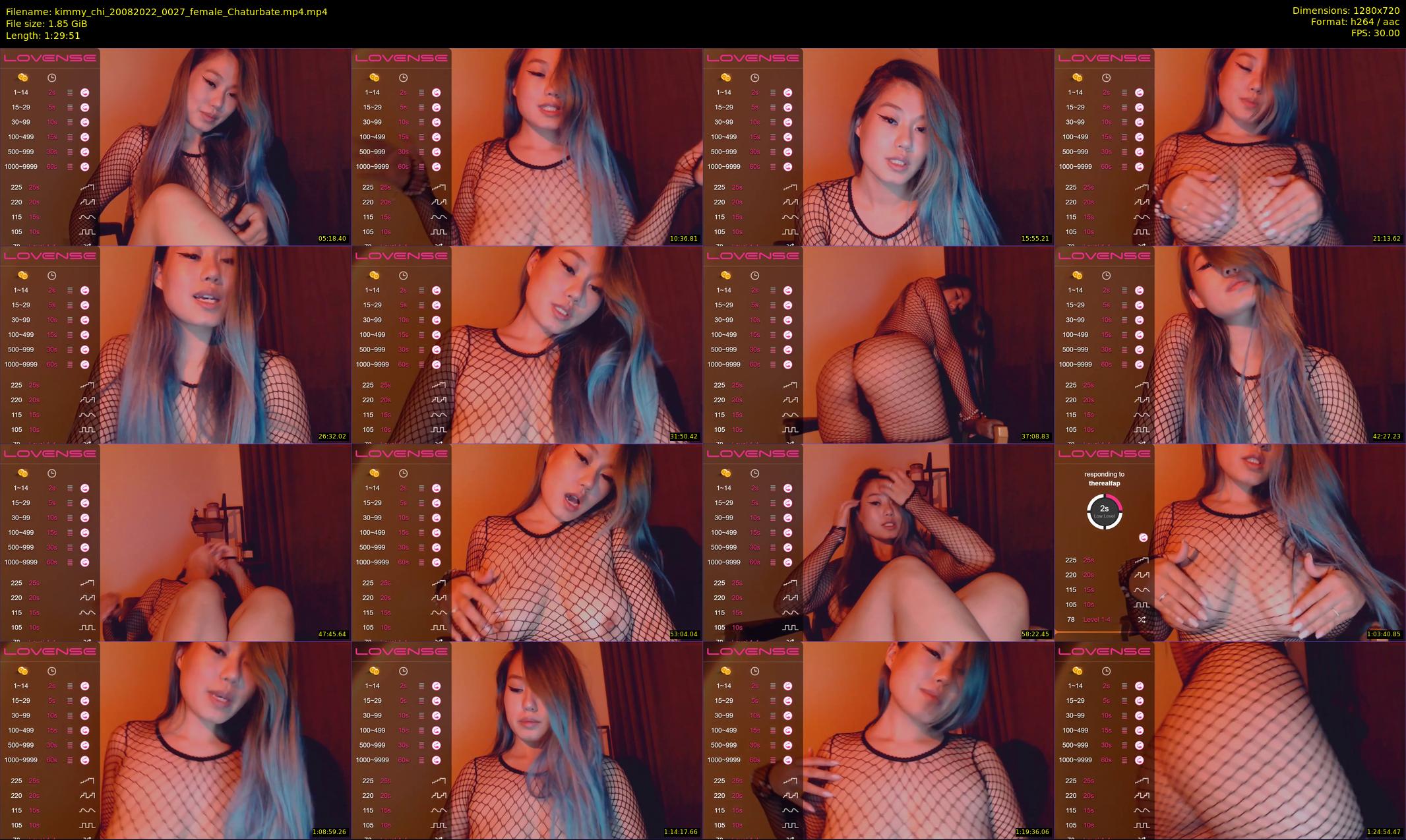 kimmy_chi — 90 minute Chaturbate female cam show recording, 720p, Aug 20, 2022