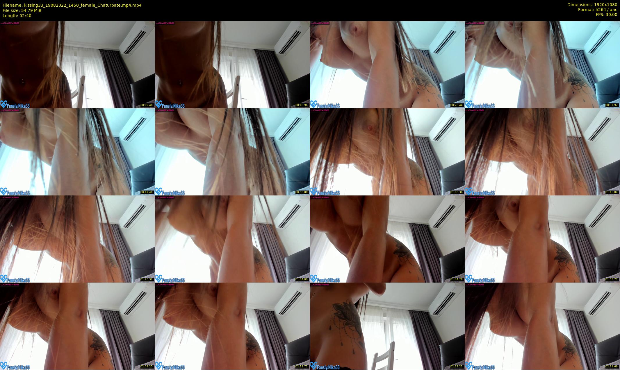 kissing33 — 3 minute Chaturbate female cam show recording, 1080p, Aug 19, 2022