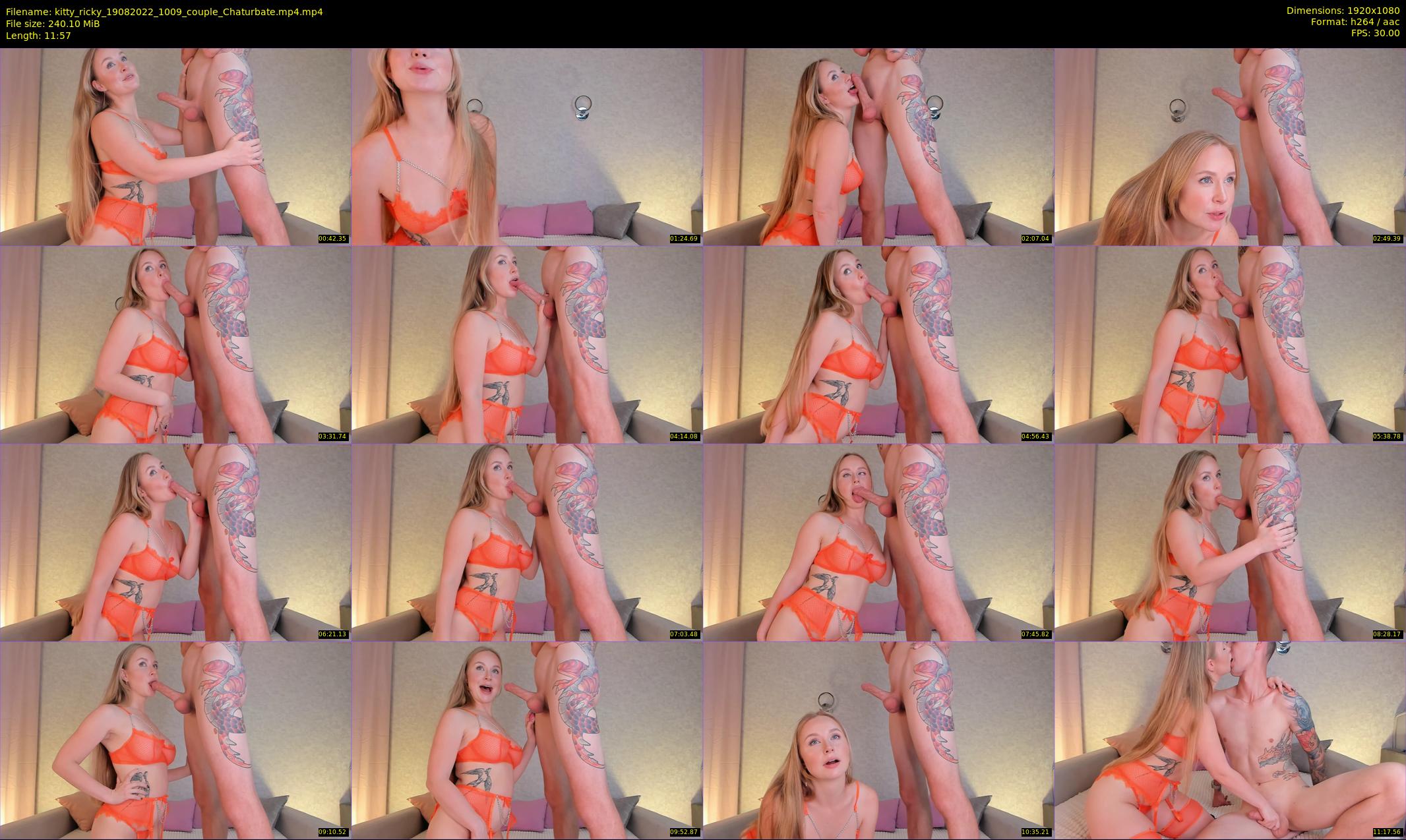 kitty_ricky — 12 minute Chaturbate couple cam show recording, 1080p, Aug 19, 2022