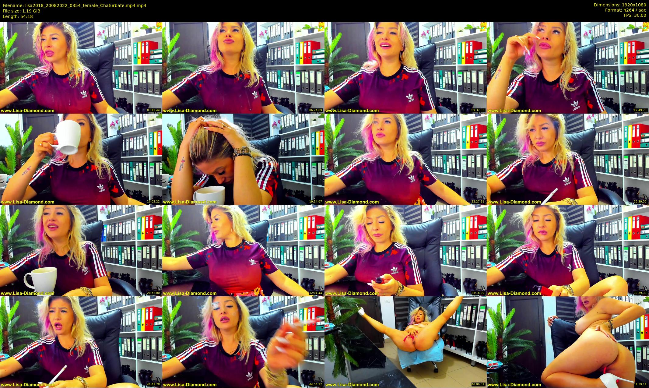 lisa2018 — 55 minute Chaturbate female cam show recording, 1080p, Aug 20, 2022