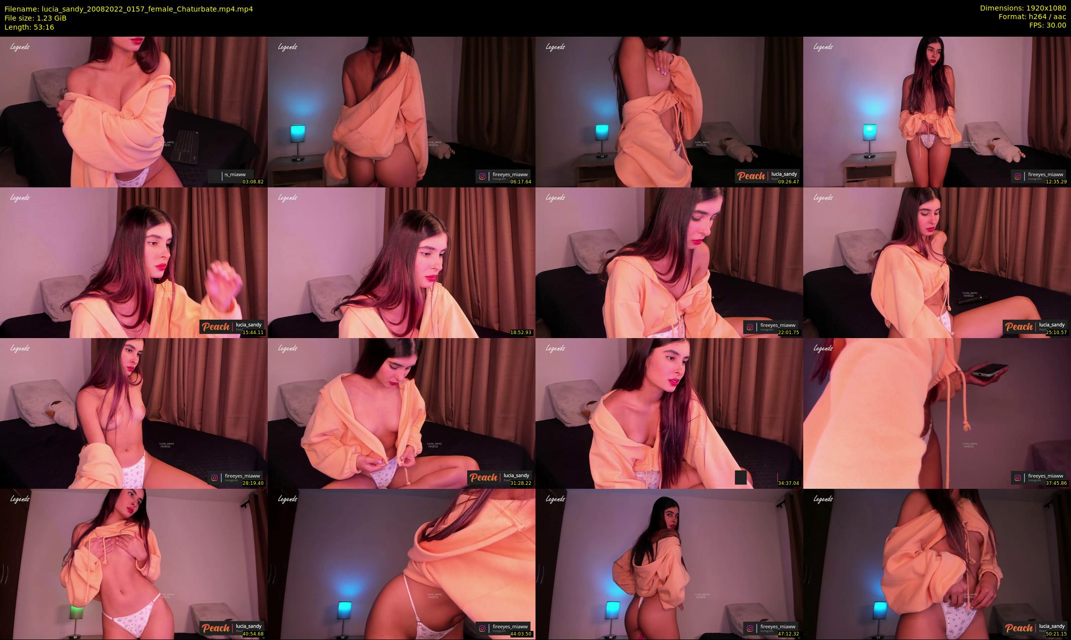 lucia_sandy — 54 minute Chaturbate female cam show recording, 1080p, Aug 20, 2022