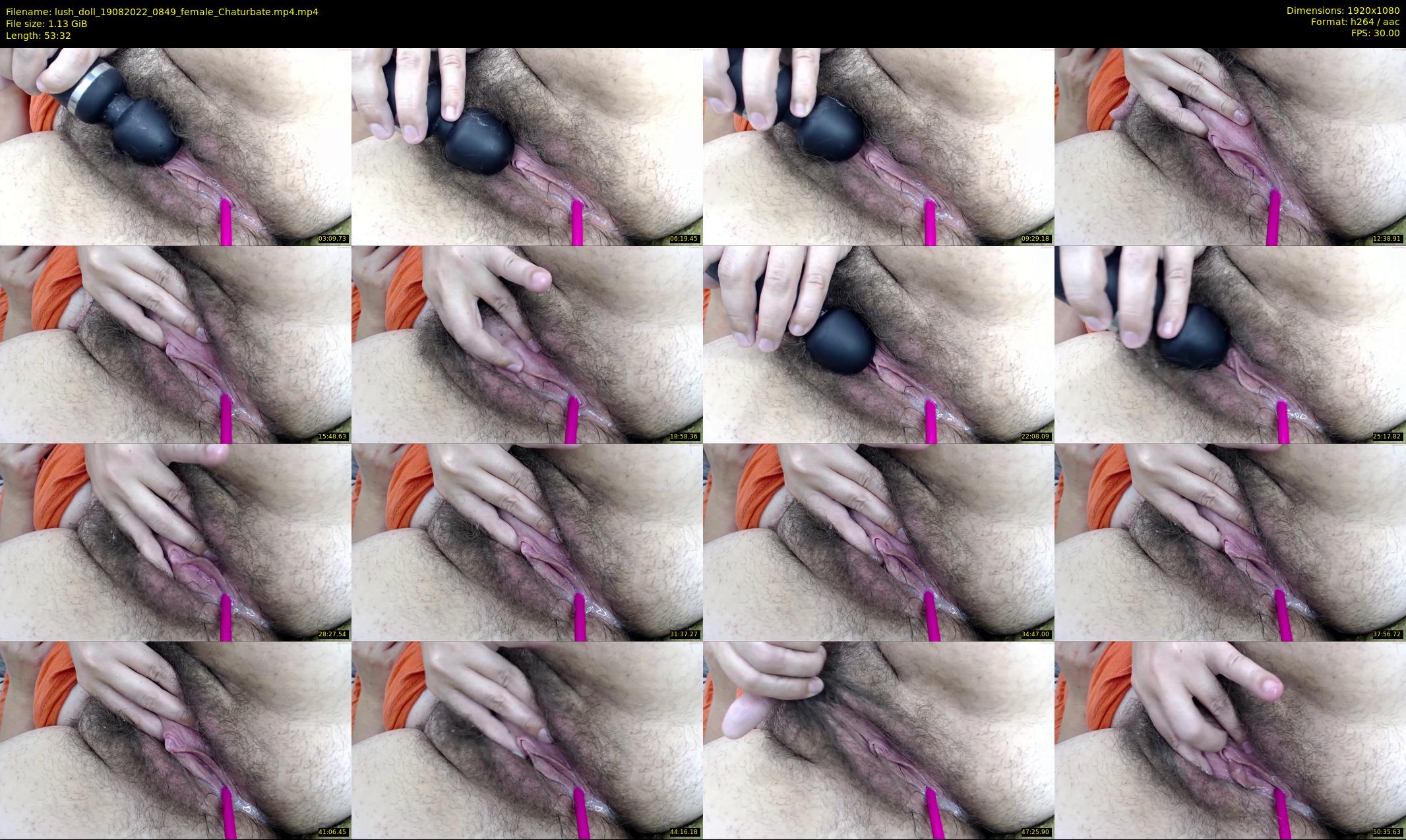 lush_doll — 54 minute Chaturbate female cam show recording, 1080p, Aug 19, 2022