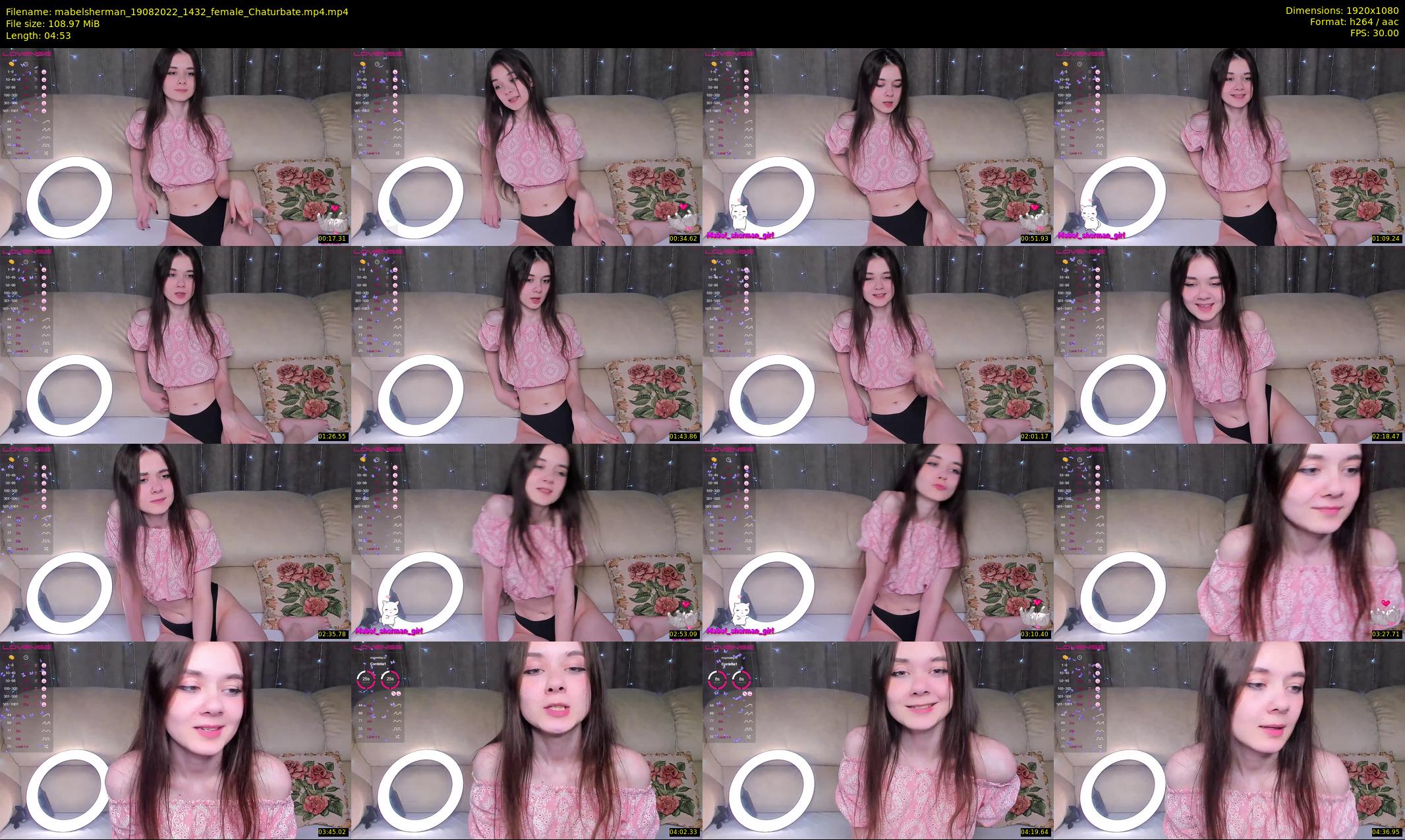 mabelsherman — 5 minute Chaturbate couple cam show recording, 1080p, Aug 19, 2022