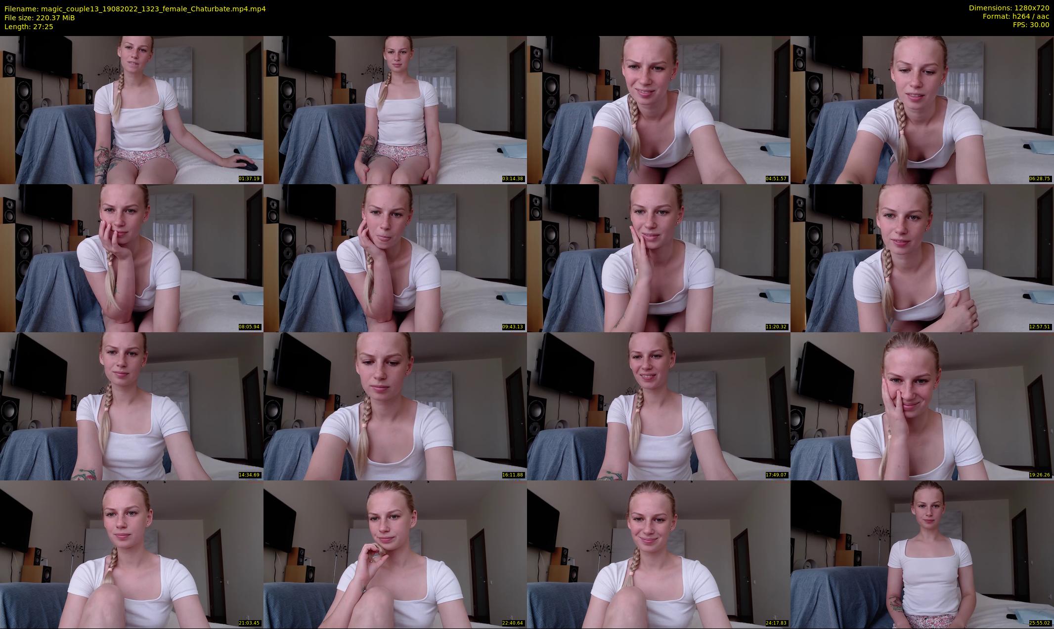 magic_couple13 — 28 minute Chaturbate couple cam show recording, 720p, Aug 19, 2022