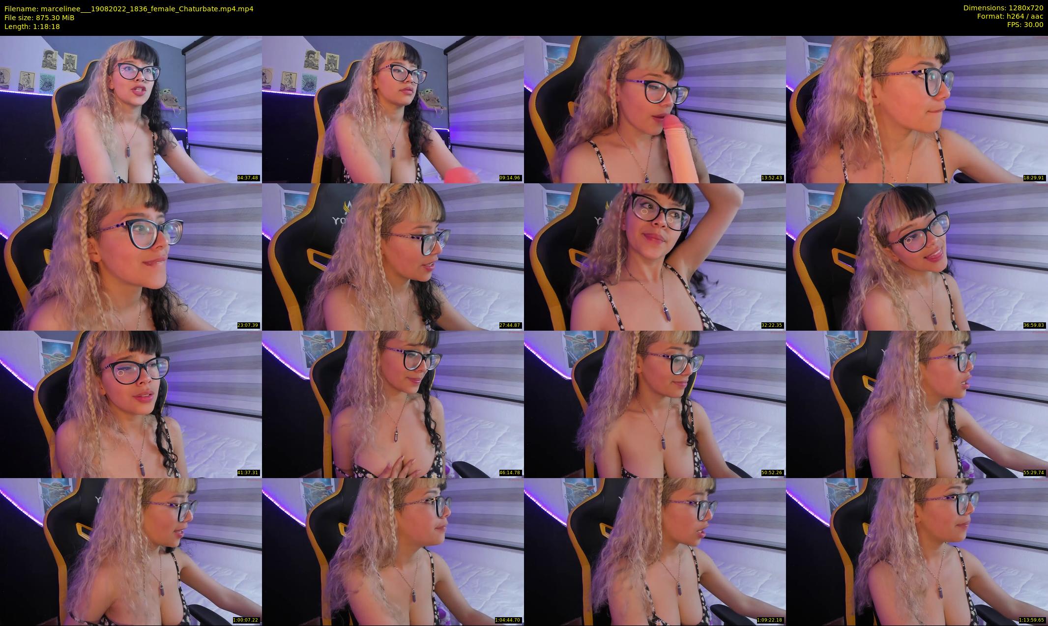 marcelinee__ — 79 minute Chaturbate female cam show recording, 720p, Aug 19, 2022
