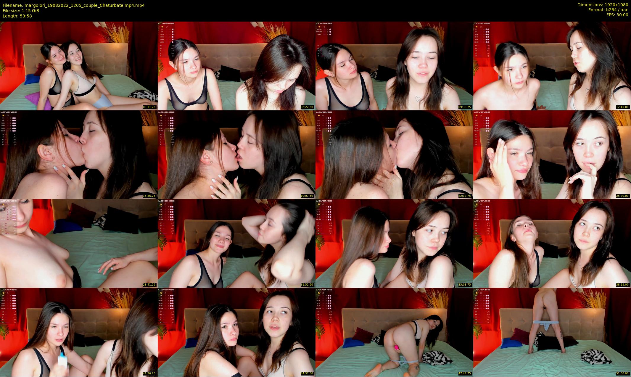 margolori — 54 minute Chaturbate couple cam show recording, 1080p, Aug 19, 2022