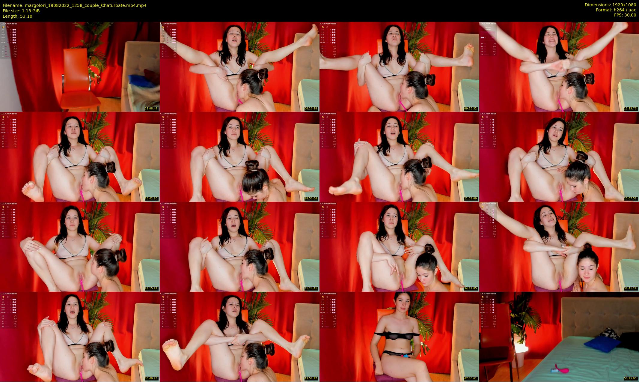 margolori — 54 minute Chaturbate couple cam show recording, 1080p, Aug 19, 2022