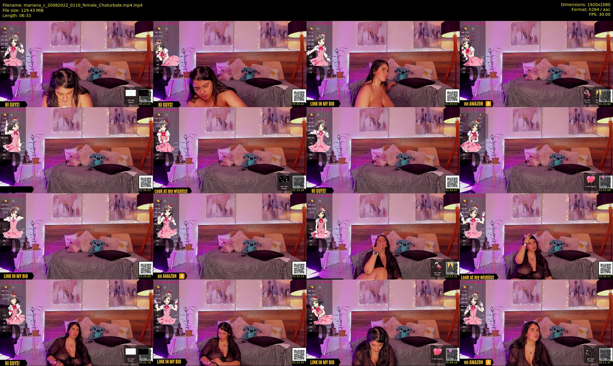 mariana_c — 7 minute Chaturbate female cam show recording, 1080p, Aug 20, 2022