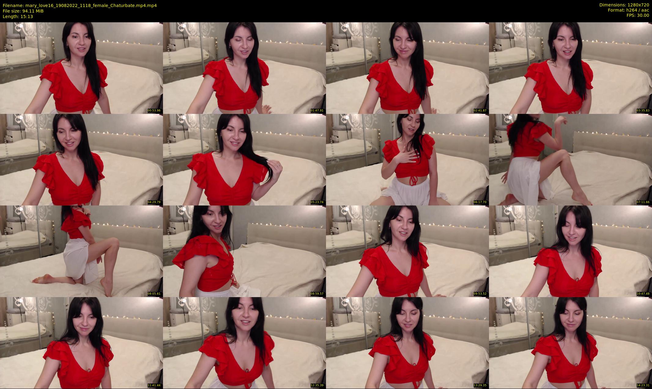 mary_love16 — 16 minute Chaturbate female cam show recording, 720p, Aug 19, 2022