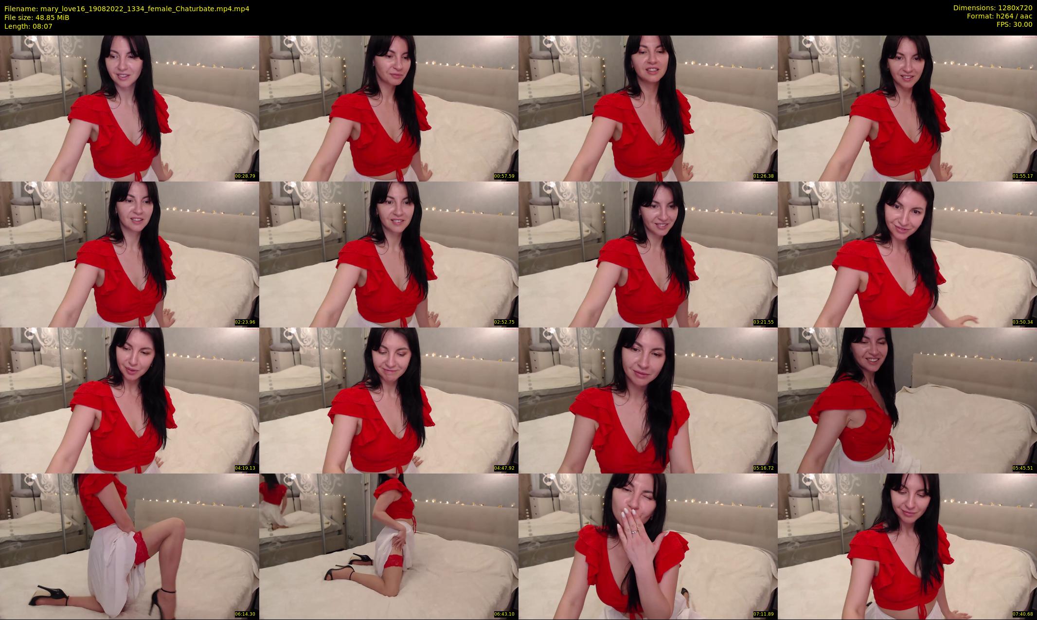 mary_love16 — 9 minute Chaturbate female cam show recording, 720p, Aug 19, 2022