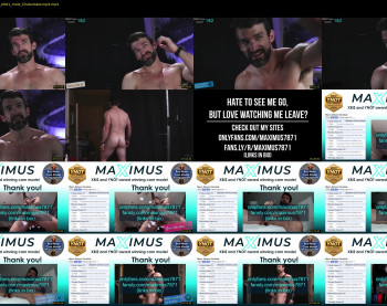 maximus_787 — 4 minute Chaturbate male cam show recording, 1080p, Aug 20, 2022