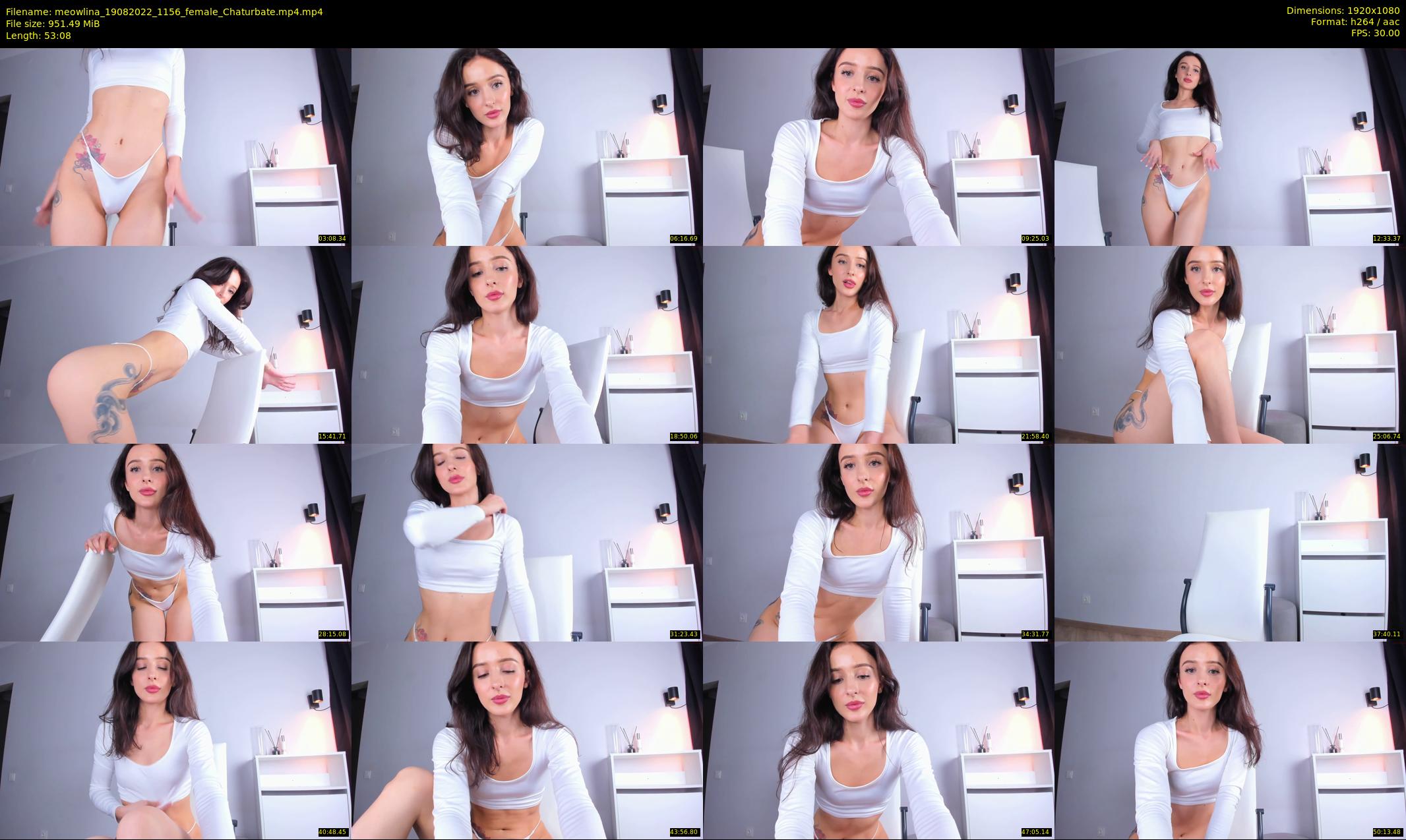 meowlina — 54 minute Chaturbate female cam show recording, 1080p, Aug 19, 2022