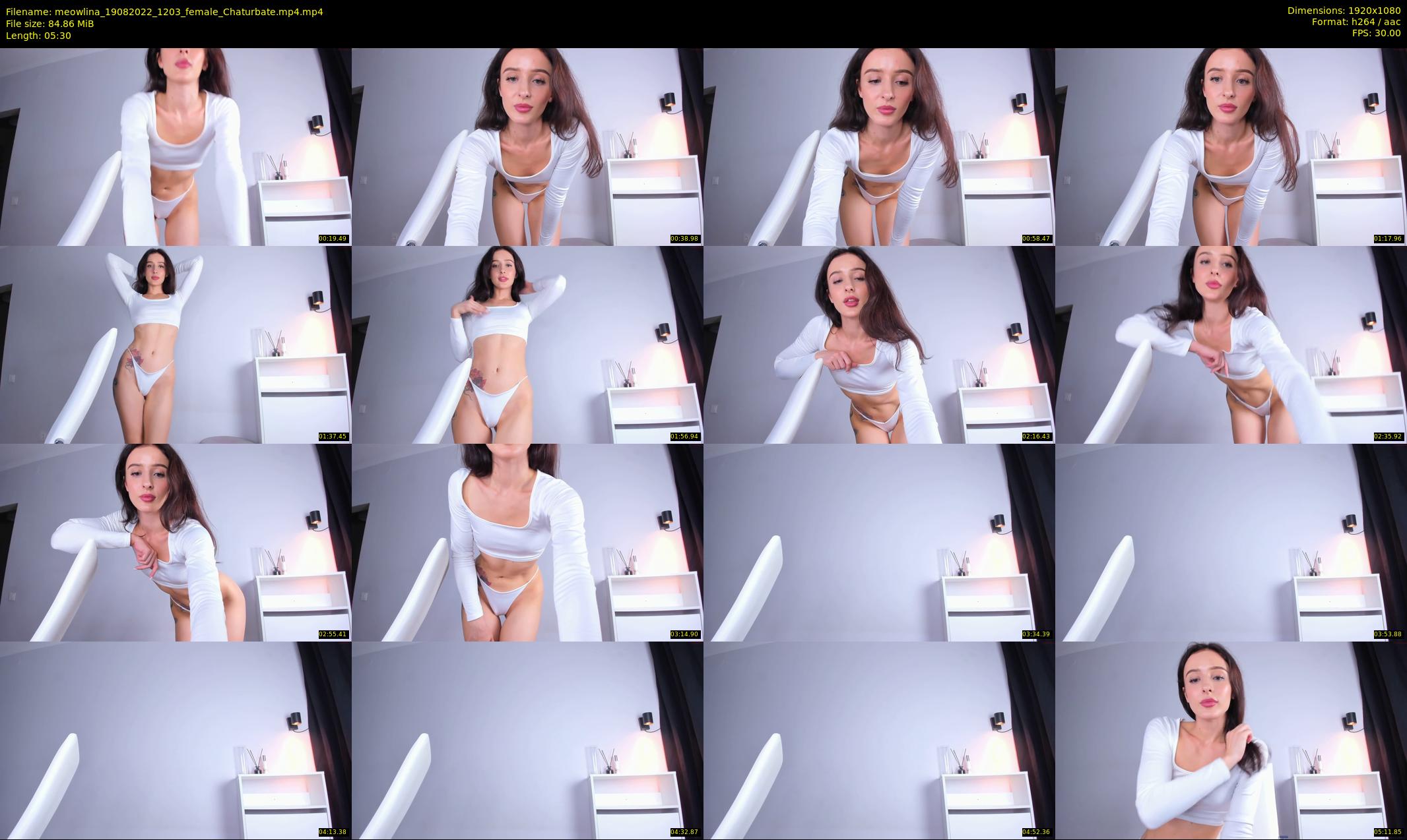 meowlina — 6 minute Chaturbate female cam show recording, 1080p, Aug 19, 2022