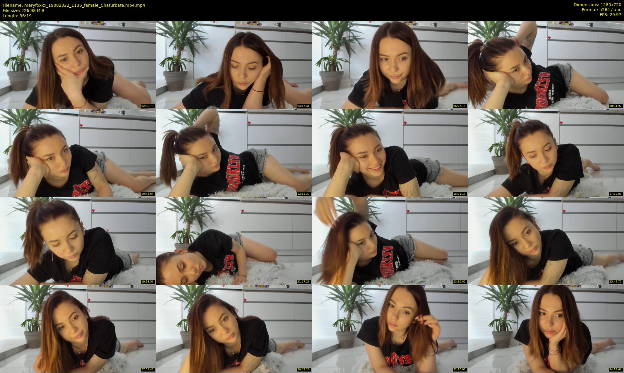 meryfoxxx — 37 minute Chaturbate female cam show recording, 720p, Aug 19, 2022