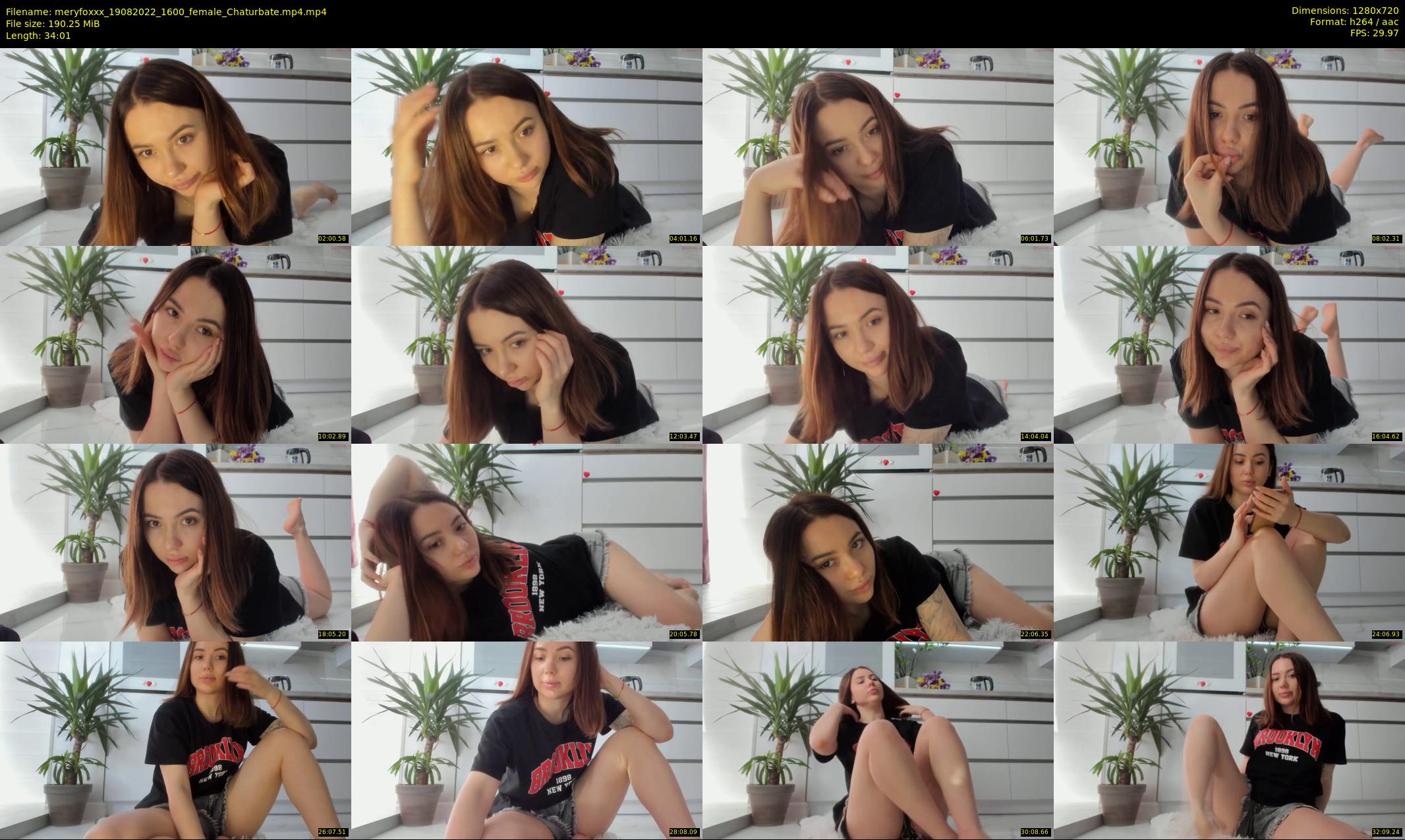 meryfoxxx — 35 minute Chaturbate female cam show recording, 720p, Aug 19, 2022