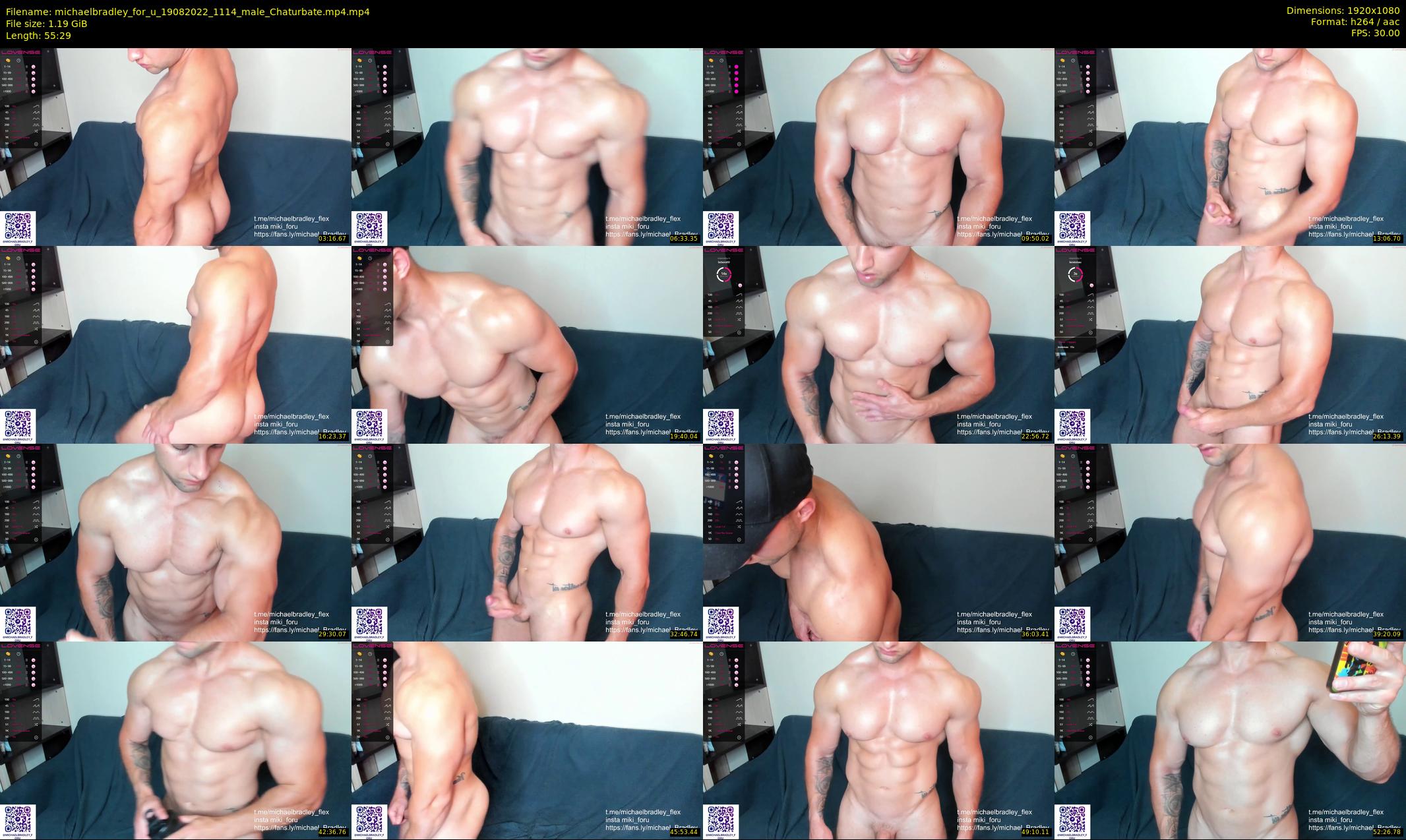 michaelbradley_for_u — 56 minute Chaturbate male cam show recording, 1080p, Aug 19, 2022