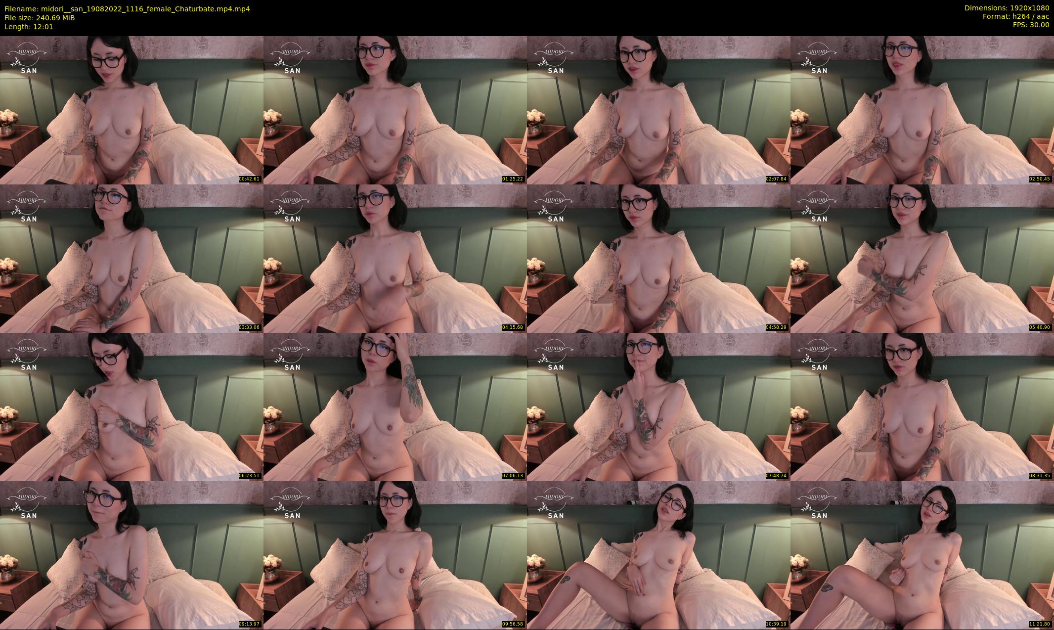 midori__san — 13 minute Chaturbate female cam show recording, 1080p, Aug 19, 2022