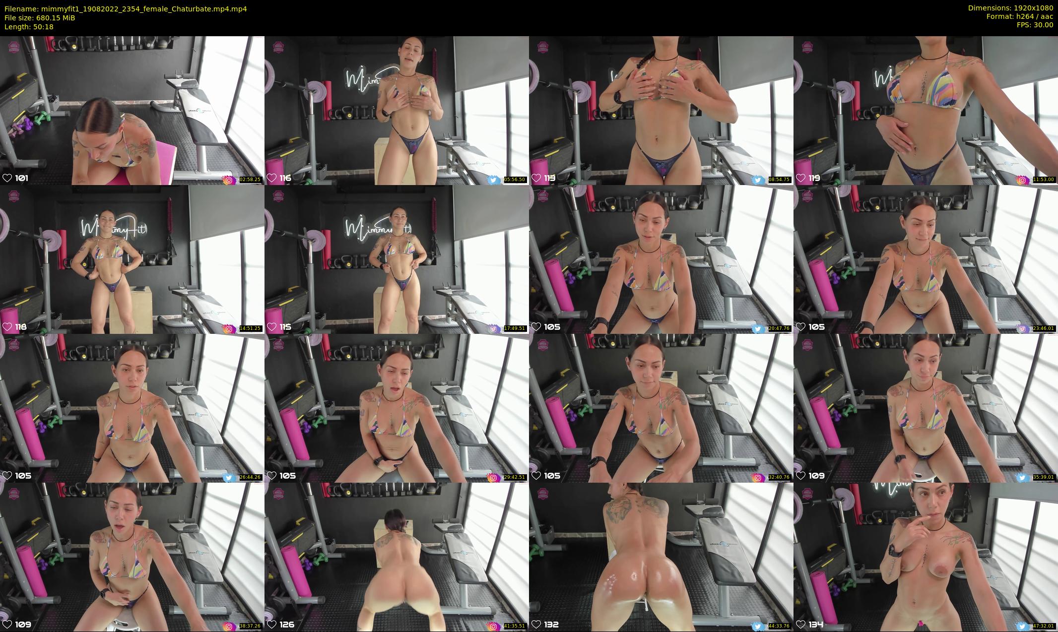 mimmyfit1 — 51 minute Chaturbate female cam show recording, 1080p, Aug 19, 2022