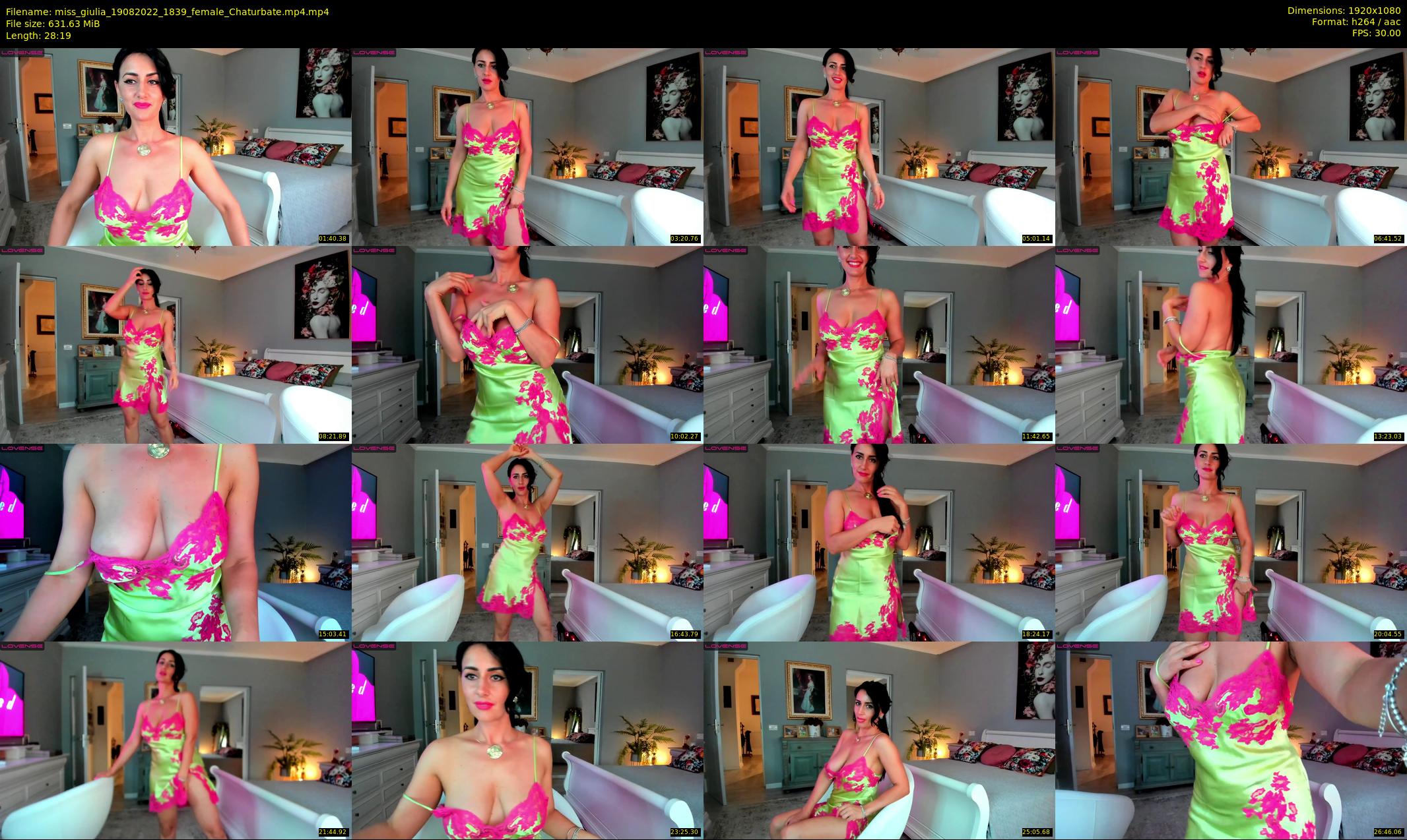 miss_giulia — 29 minute Chaturbate female cam show recording, 1080p, Aug 19, 2022