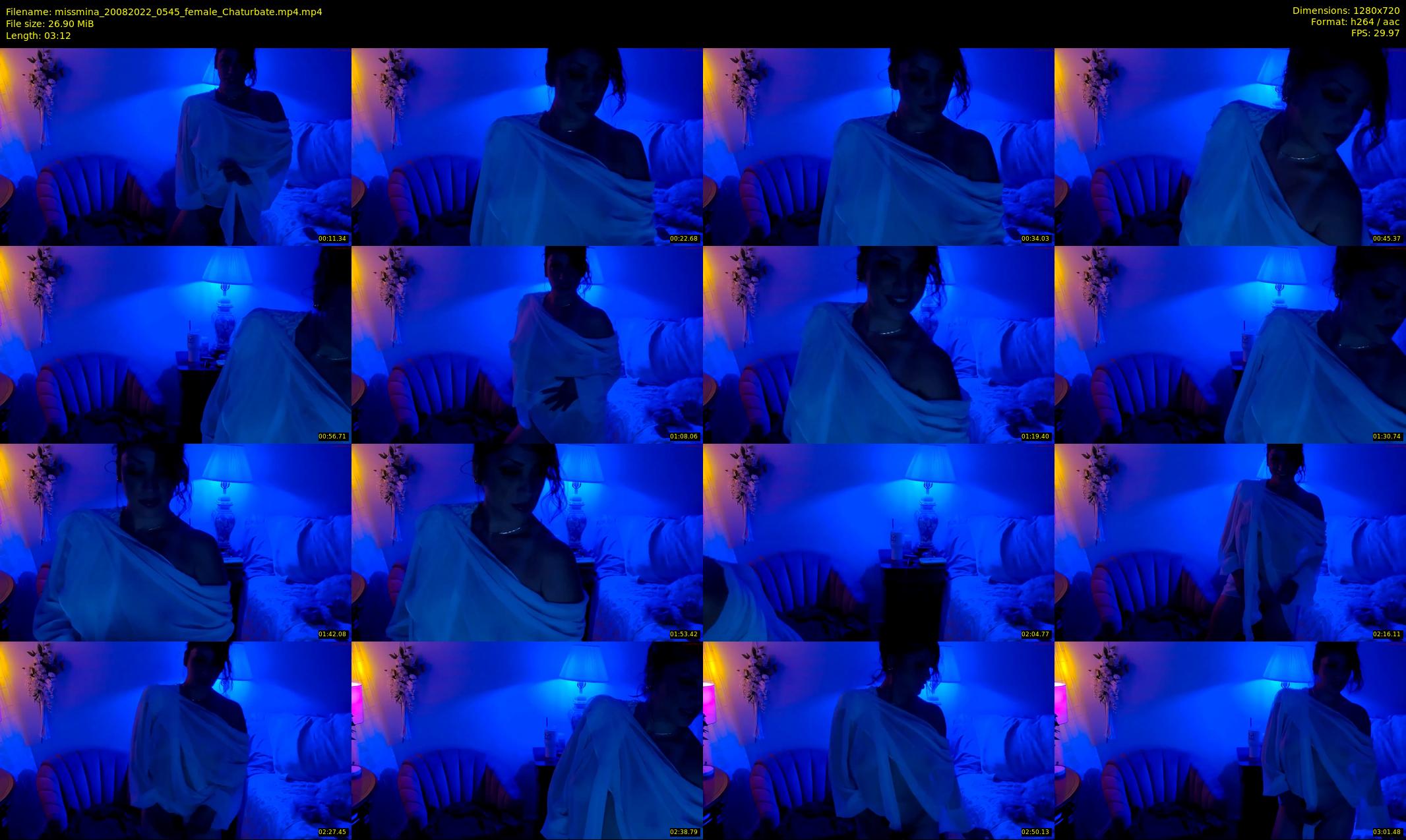 missmina — 4 minute Chaturbate female cam show recording, 720p, Aug 20, 2022