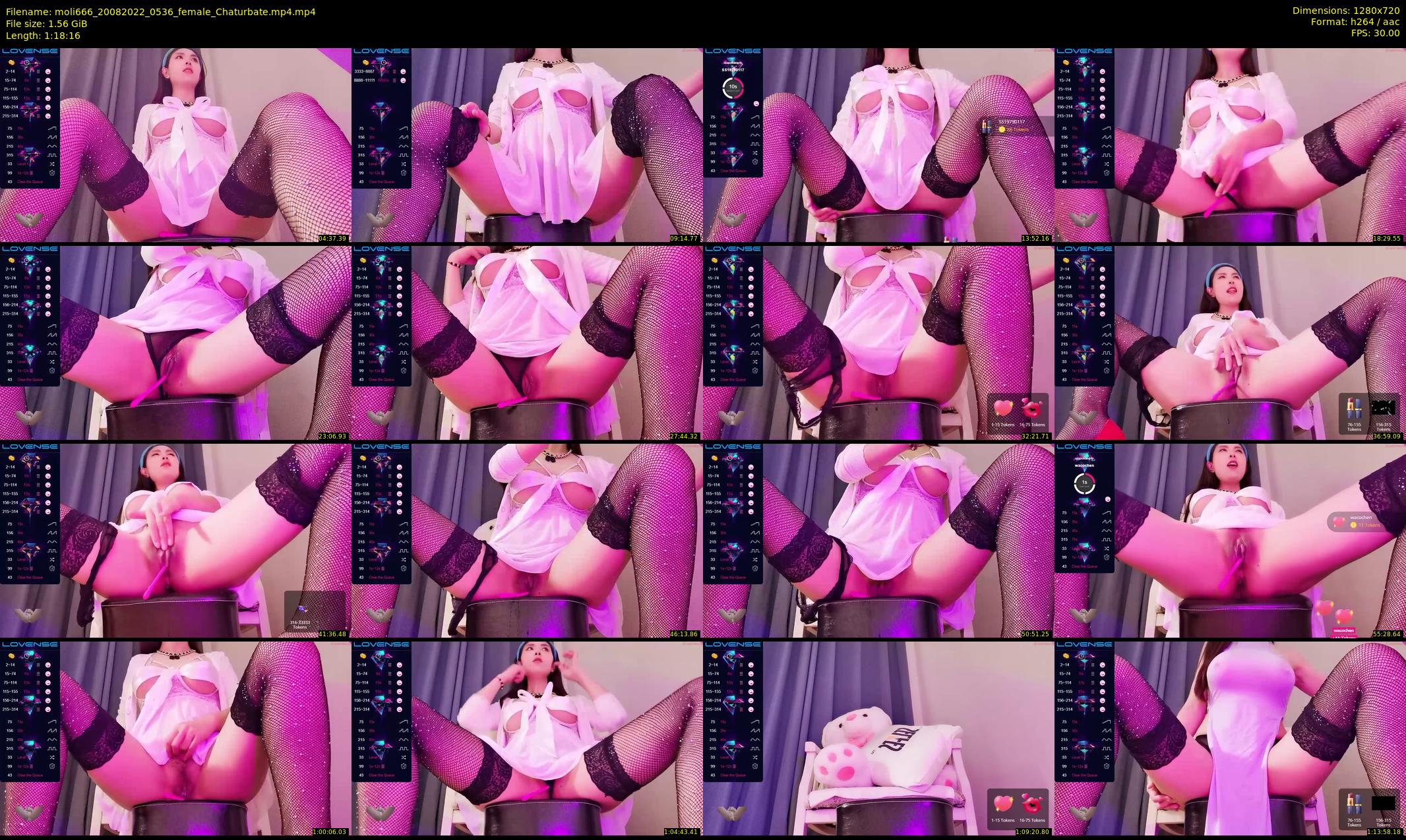 moli666 — 79 minute Chaturbate female cam show recording, 720p, Aug 20, 2022