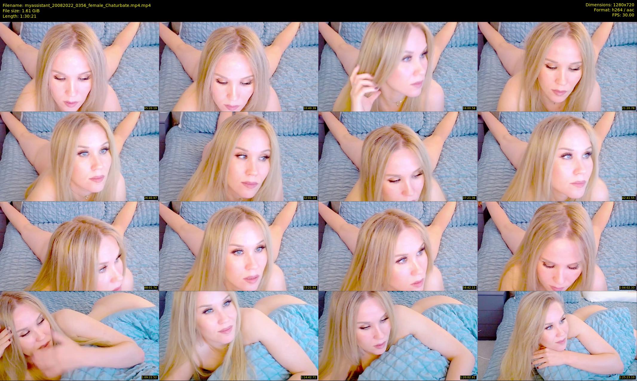 myassistant — 91 minute Chaturbate female cam show recording, 720p, Aug 20, 2022