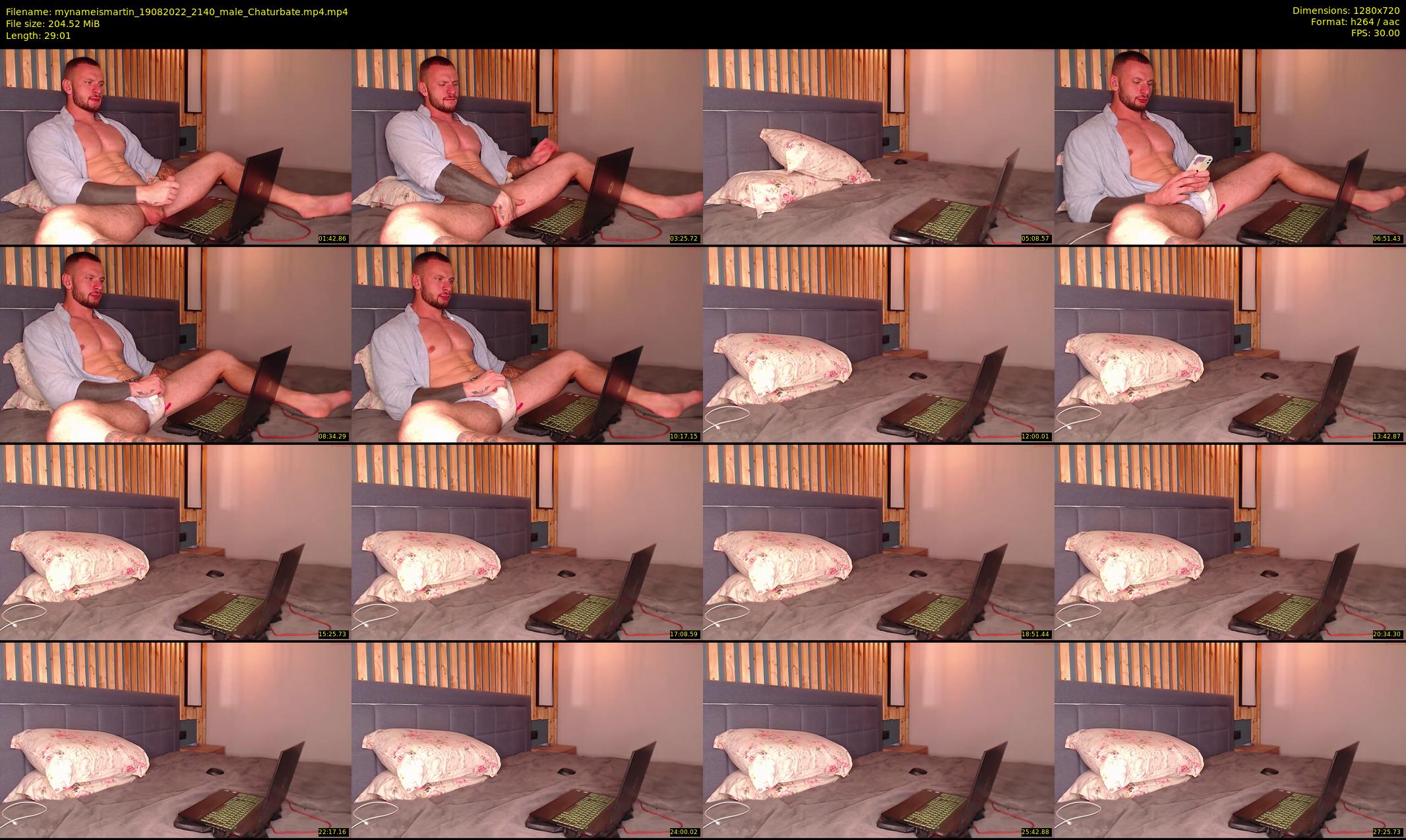 mynameismartin — 30 minute Chaturbate male cam show recording, 720p, Aug 19, 2022