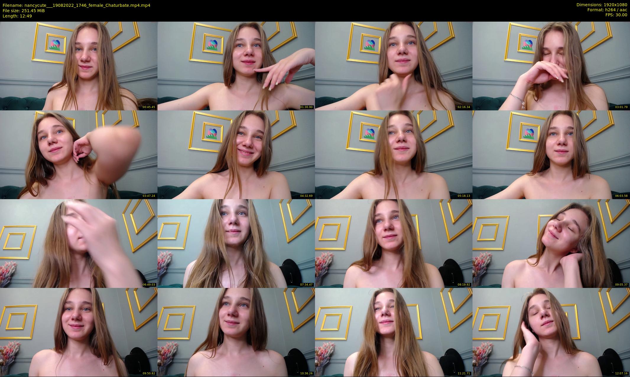 nancycute__ — 13 minute Chaturbate female cam show recording, 1080p, Aug 19, 2022