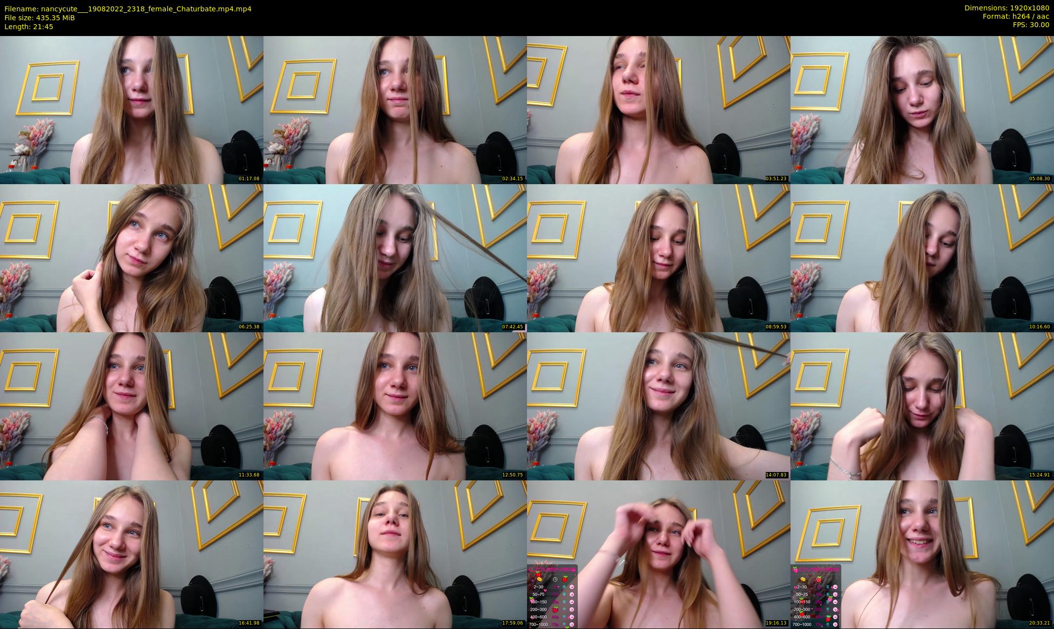 nancycute__ — 22 minute Chaturbate female cam show recording, 1080p, Aug 19, 2022
