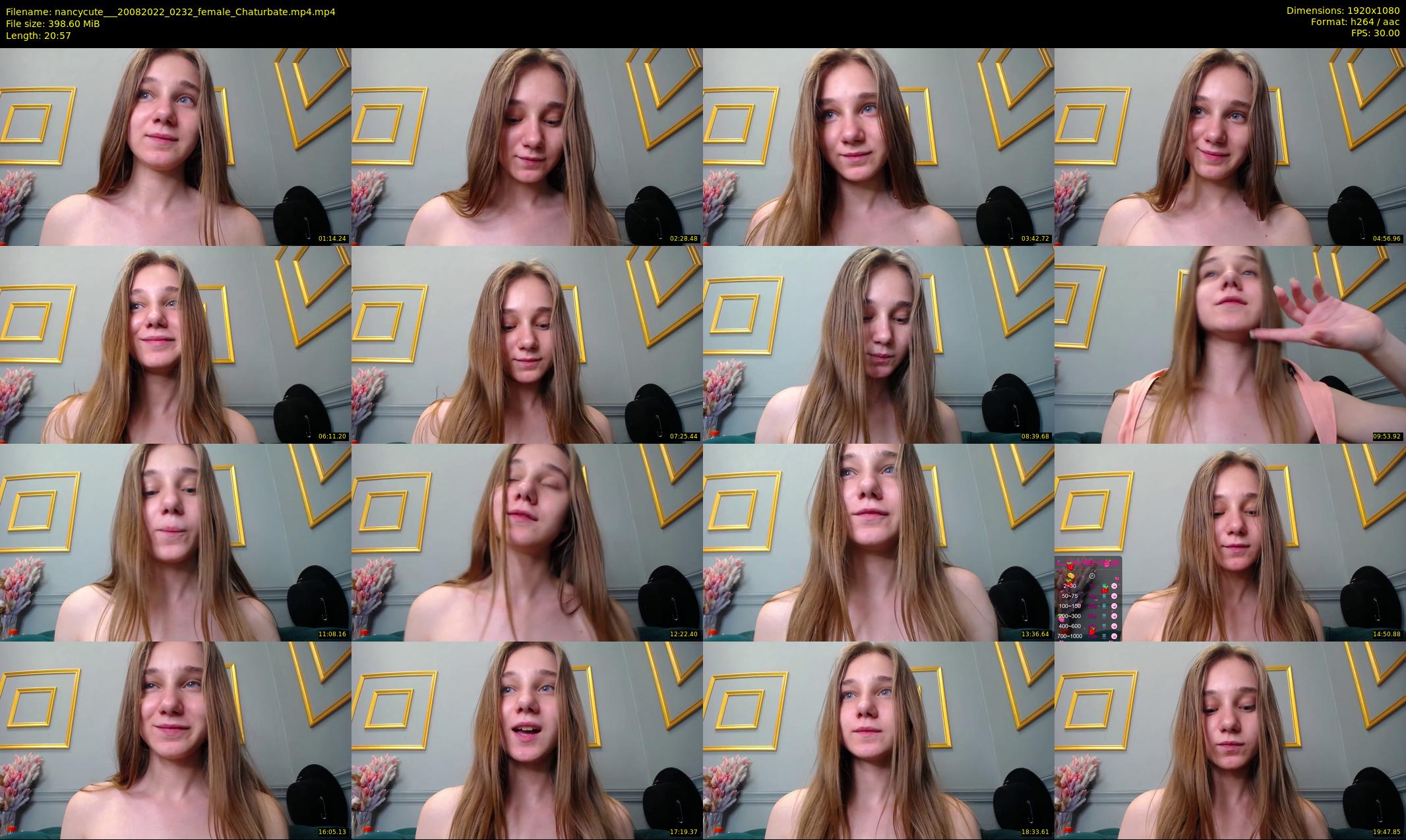 nancycute__ — 21 minute Chaturbate female cam show recording, 1080p, Aug 20, 2022