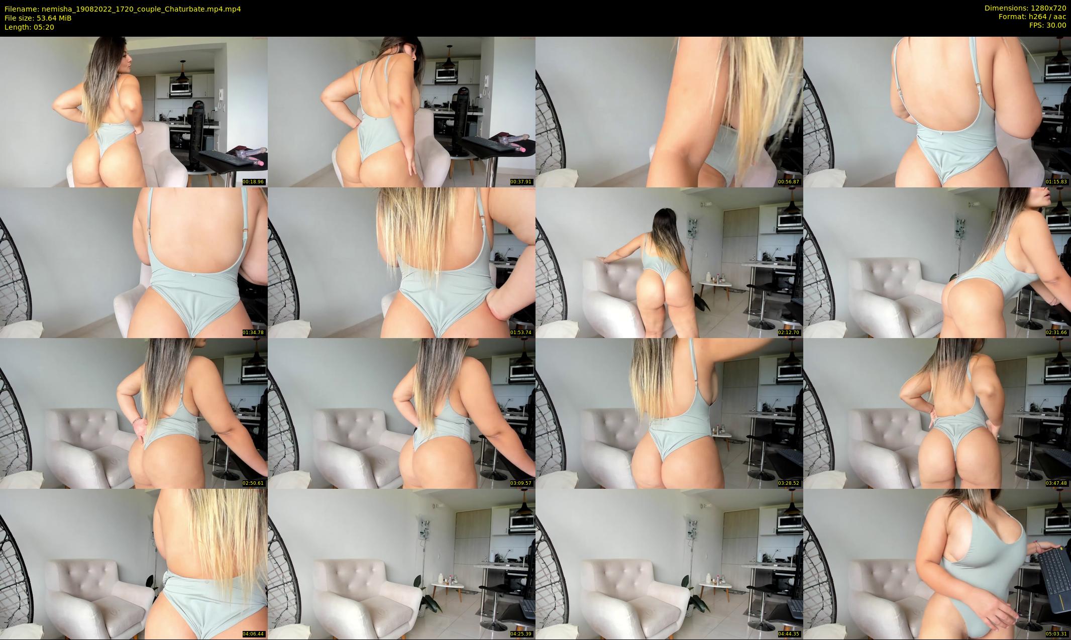 nemisha — 6 minute Chaturbate female cam show recording, 720p, Aug 19, 2022