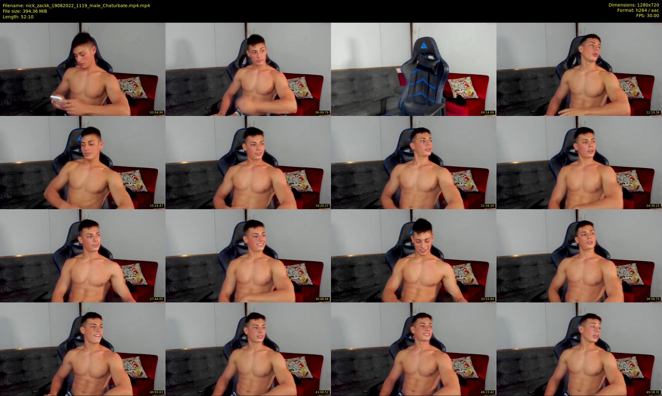 nick_zackk — 53 minute Chaturbate male cam show recording, 720p, Aug 19, 2022