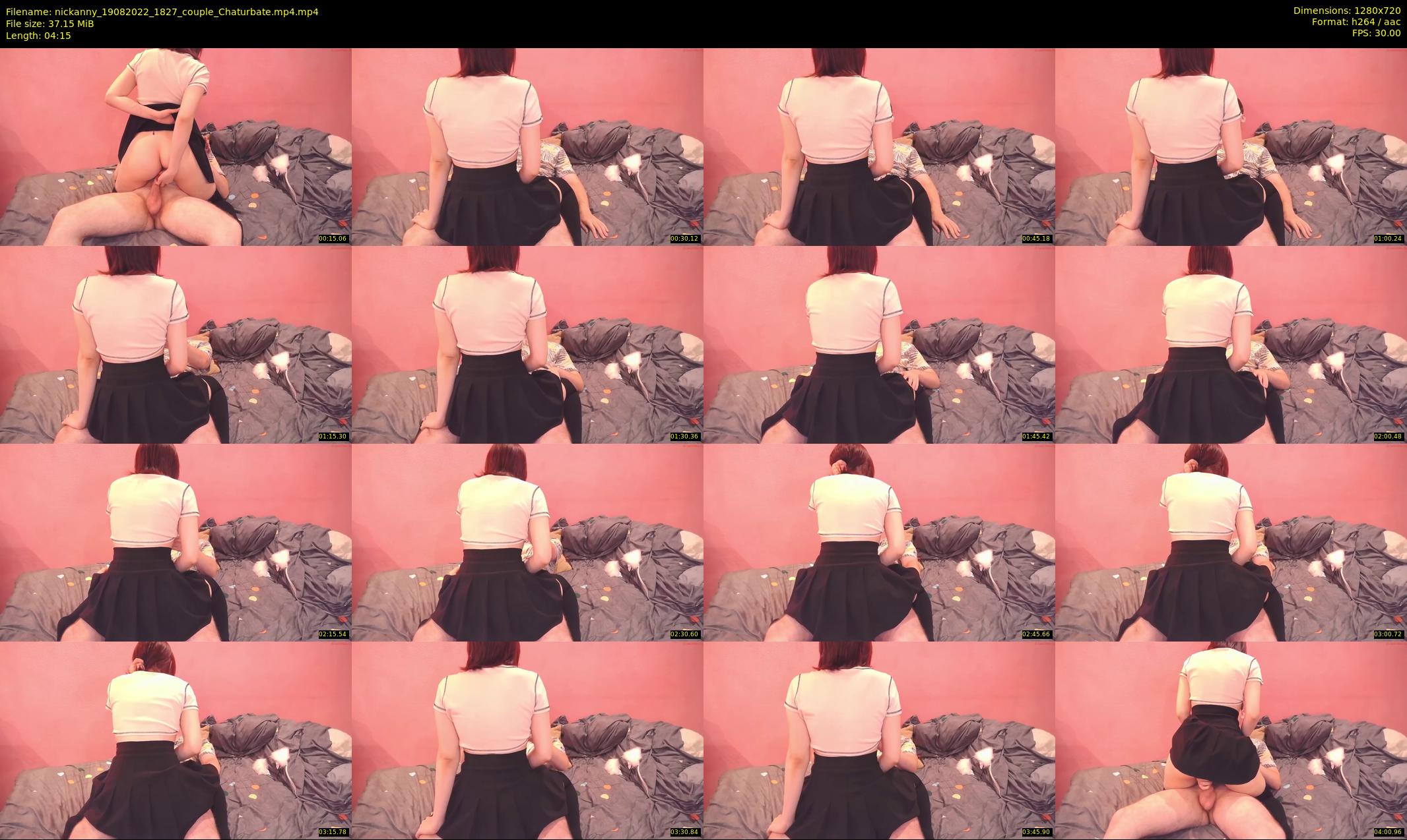 nickanny — 5 minute Chaturbate couple cam show recording, 720p, Aug 19, 2022