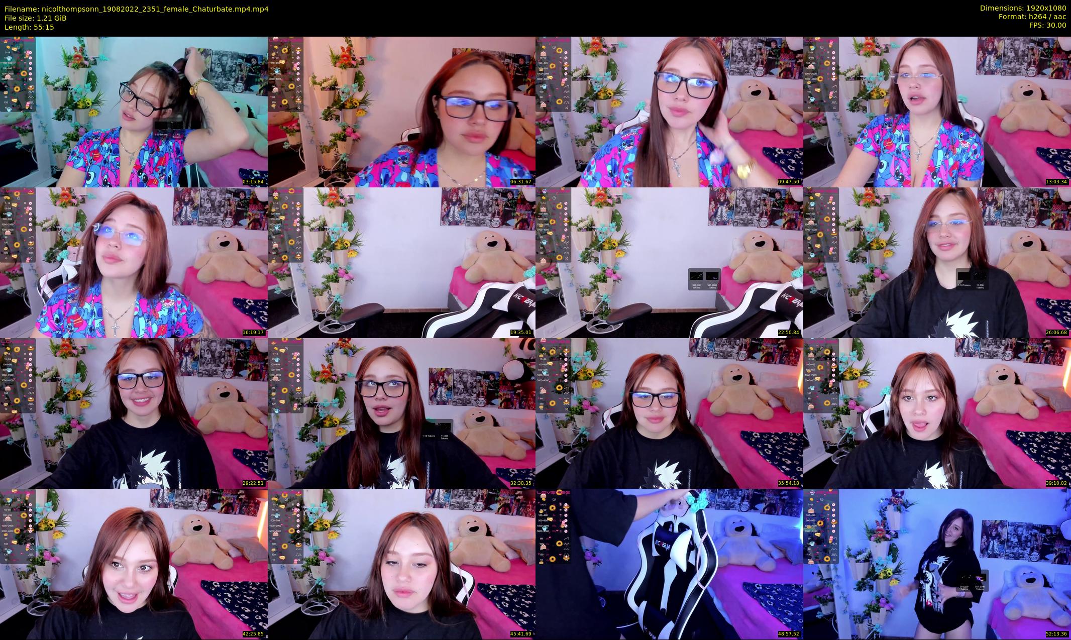 nicolthompsonn — 56 minute Chaturbate female cam show recording, 1080p, Aug 19, 2022