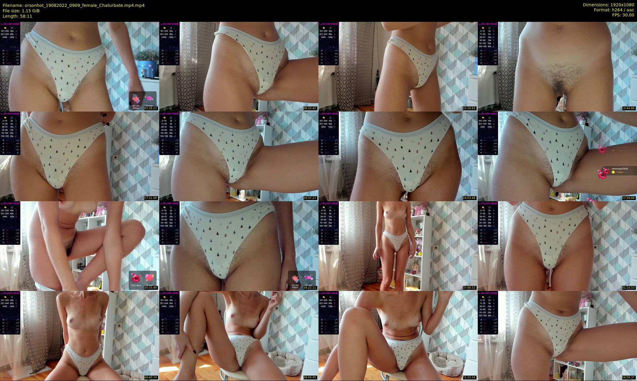 orsonhot — 59 minute Chaturbate female cam show recording, 1080p, Aug 19, 2022
