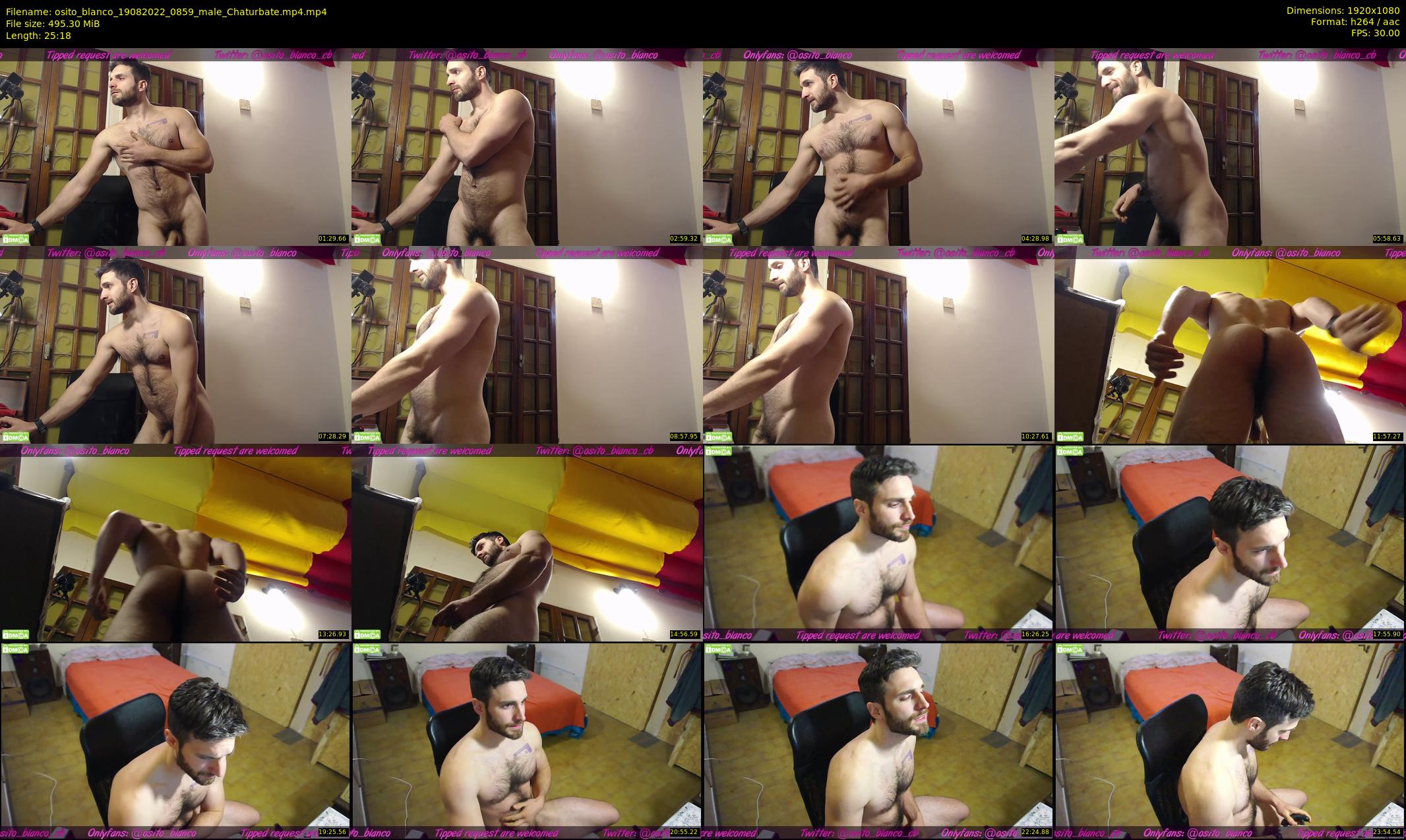 osito_blanco — 26 minute Chaturbate male cam show recording, 1080p, Aug 19, 2022