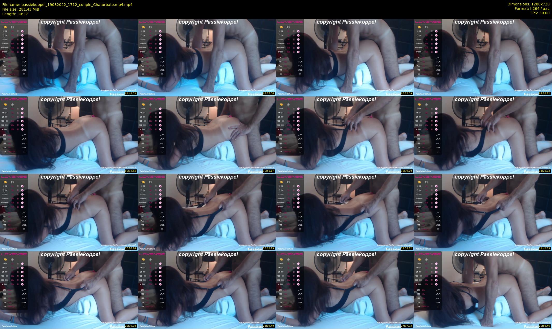 passiekoppel — 31 minute Chaturbate couple cam show recording, 720p, Aug 19, 2022